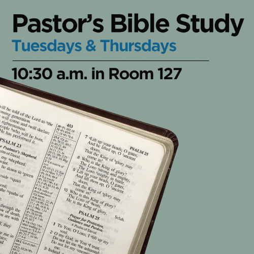 Pastor's Bible Study