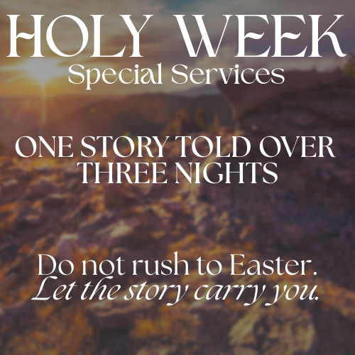 Holy Week Special Services