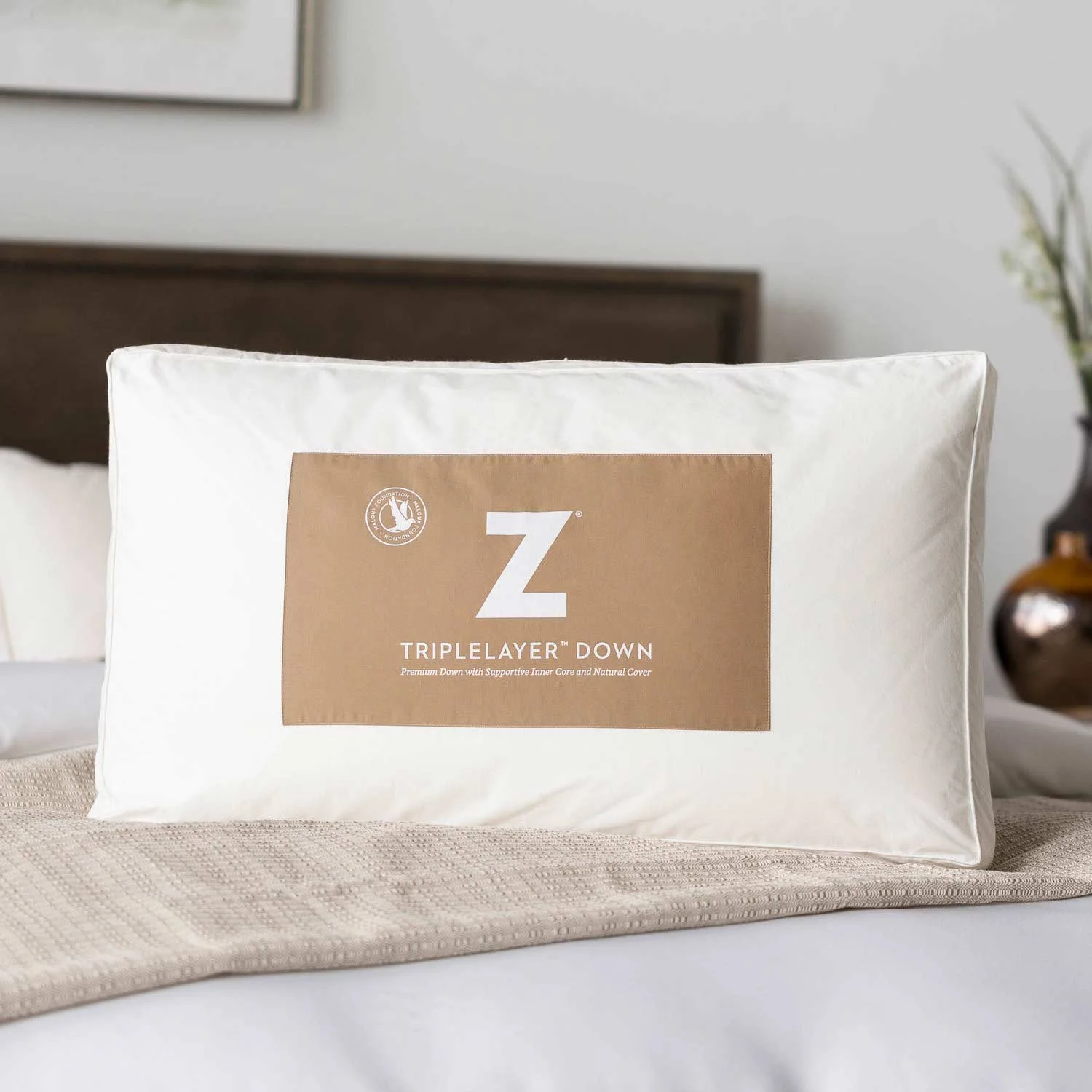 Picture of TripleLayer Down pillow.