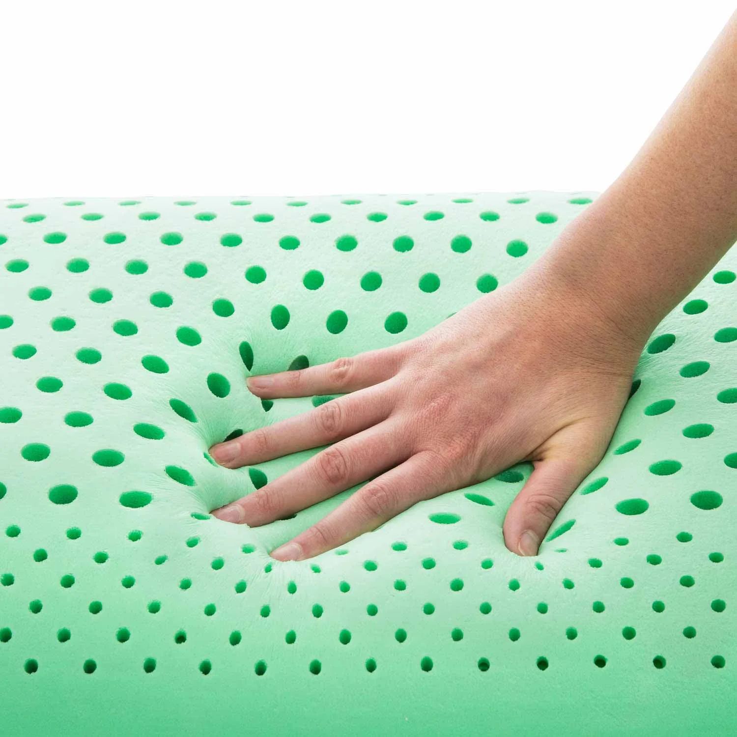 Picture of Zoned Dough Peppermint pillow.
