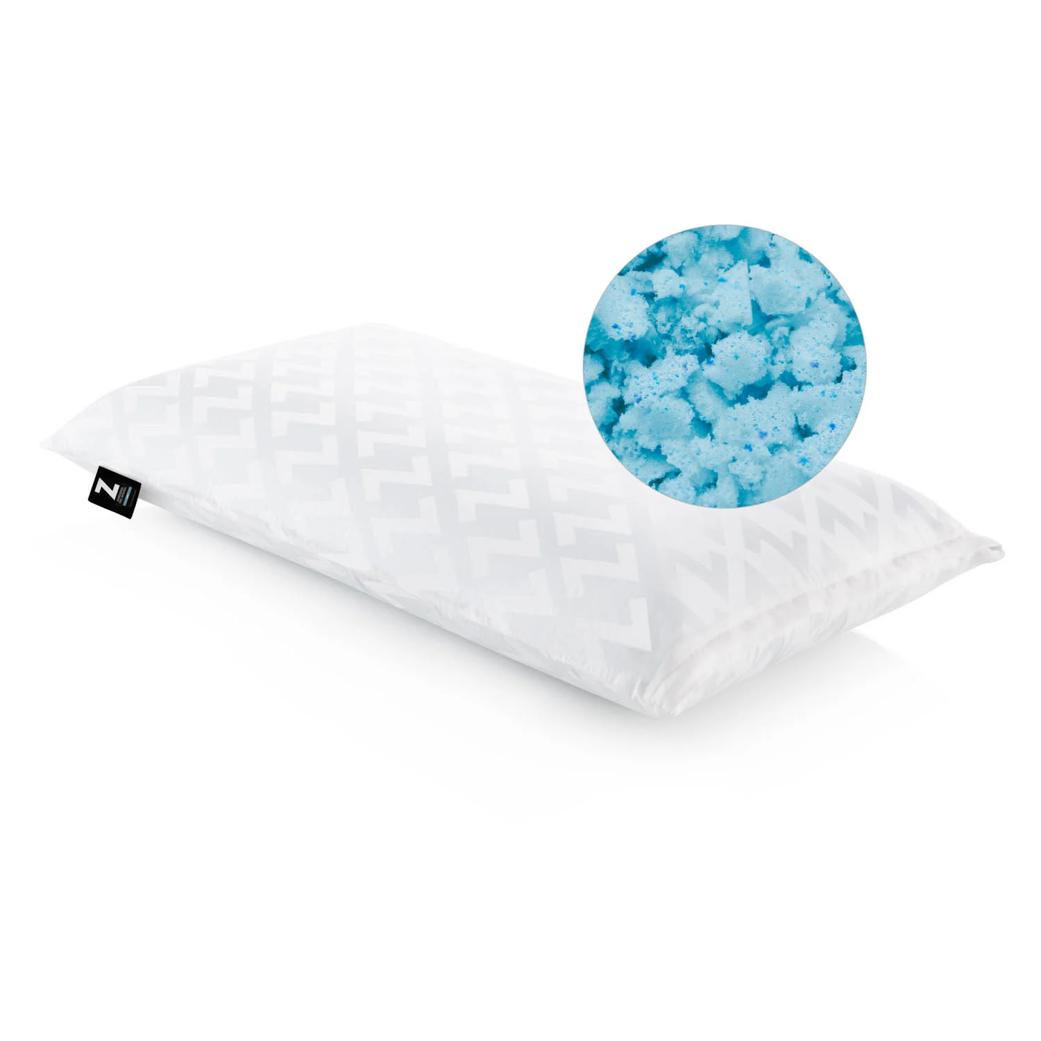 Picture of Shredded Gel Memory foam pillow.