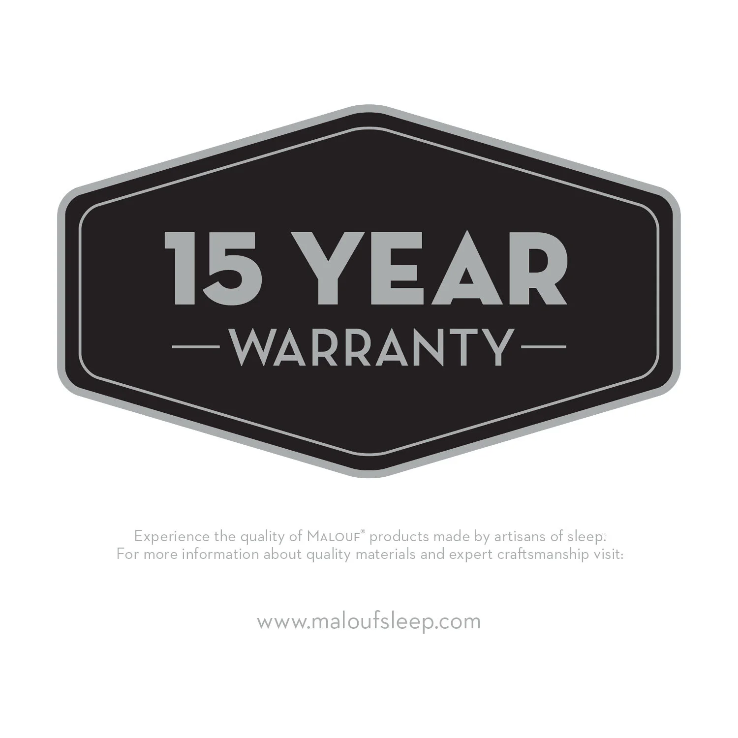 Picture of Sleep Tite Pr1me Smooth Mattress Protector 15 year warranty.