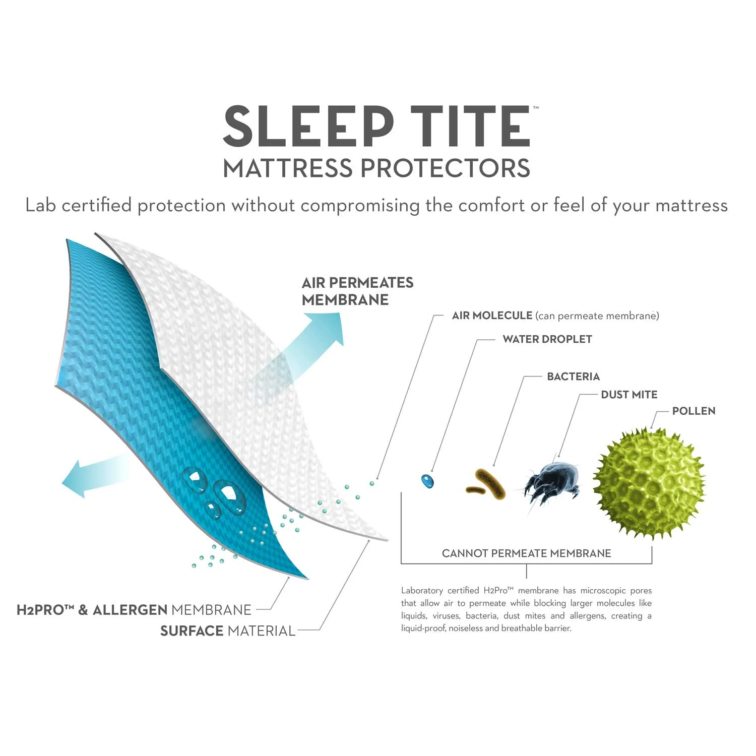 Picture of Sleep Tite Encase Box Spring Protector information.