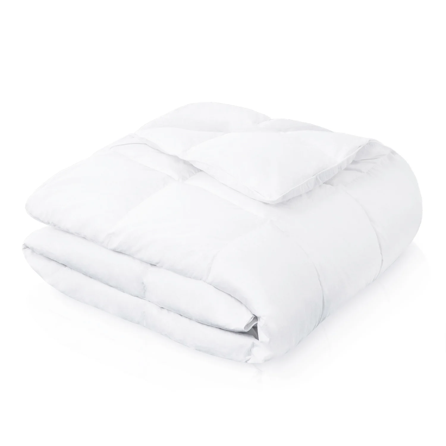 Photo of Down Blend Comforter folded.