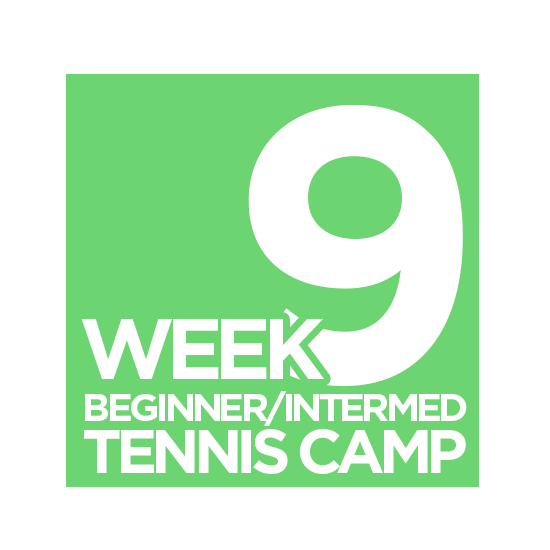 Beginner/Intermediate Tennis Camp - Week 9 (August 4 - 8)
