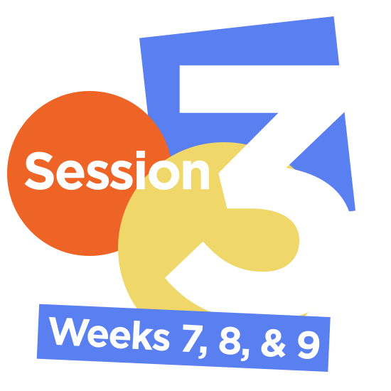Session 3 (July 20 - August 7)