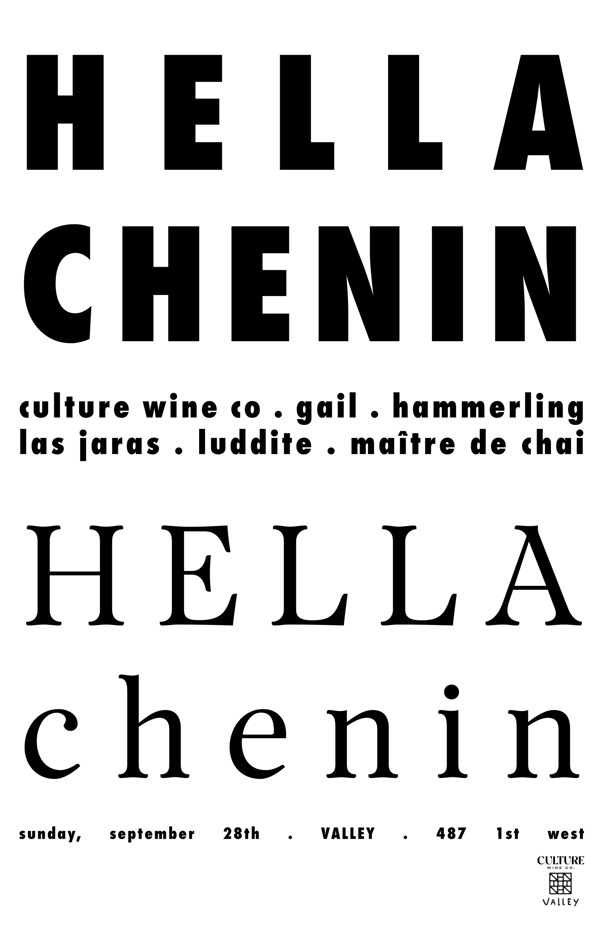 Hella Chenin x Valley