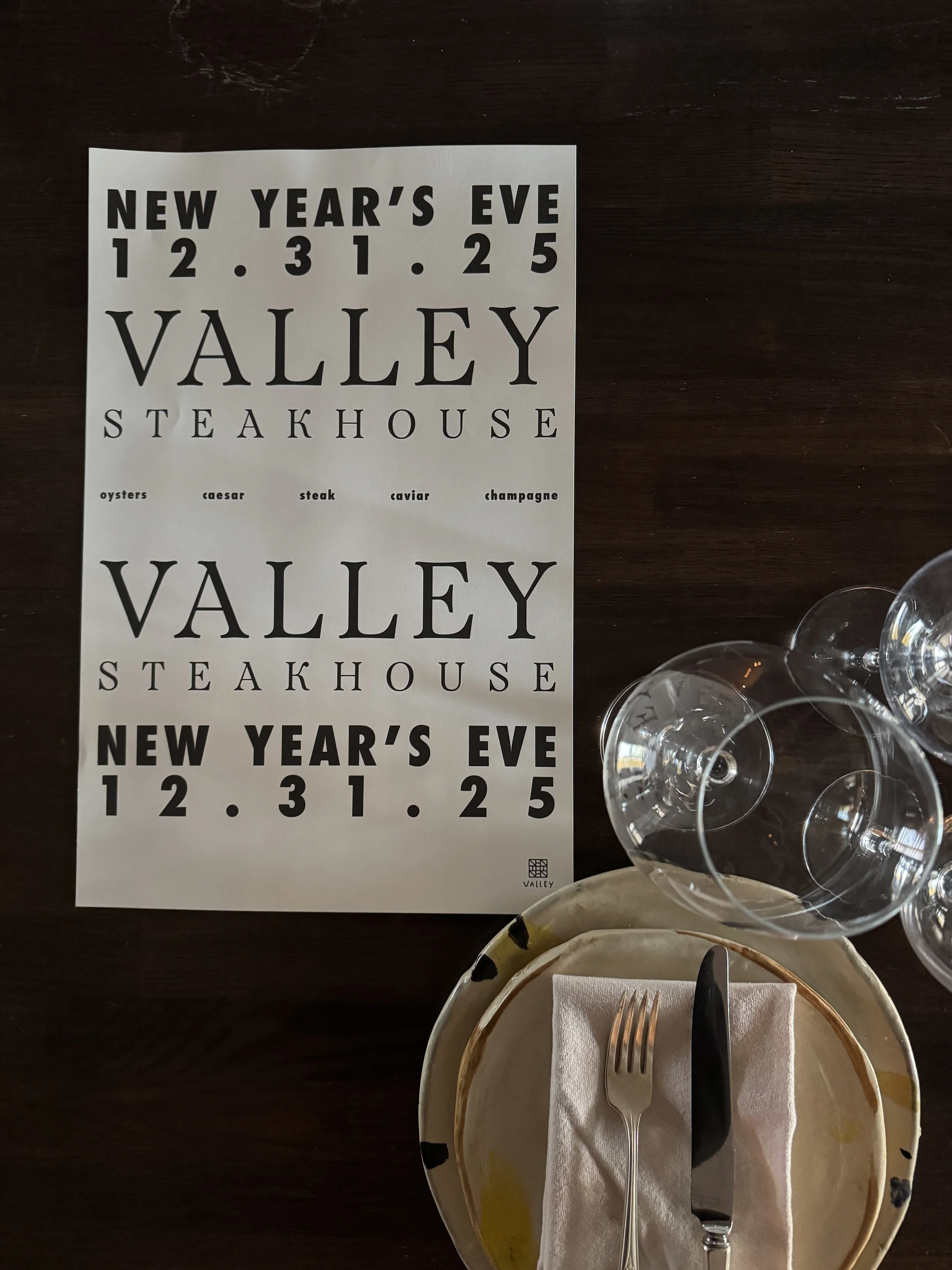  New Year's Eve Steakhouse Celebration
