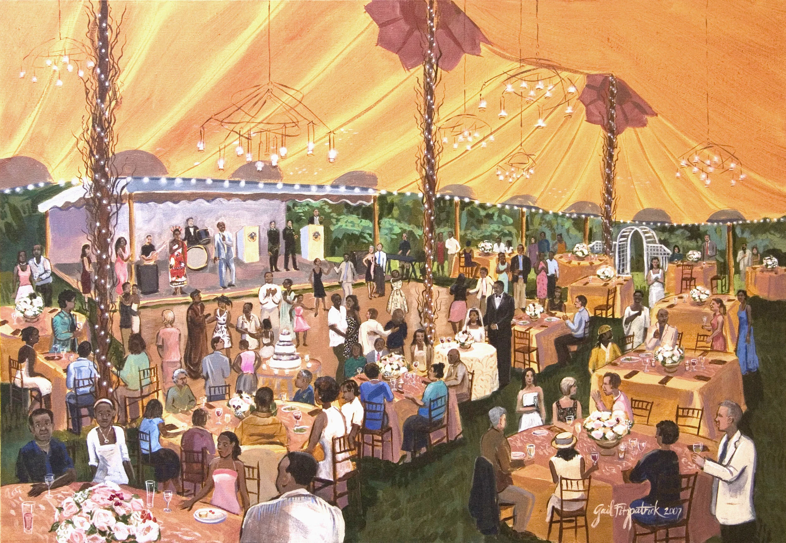 Tented celebration for 300—Martha’s Vineyard, West Tisbury MA