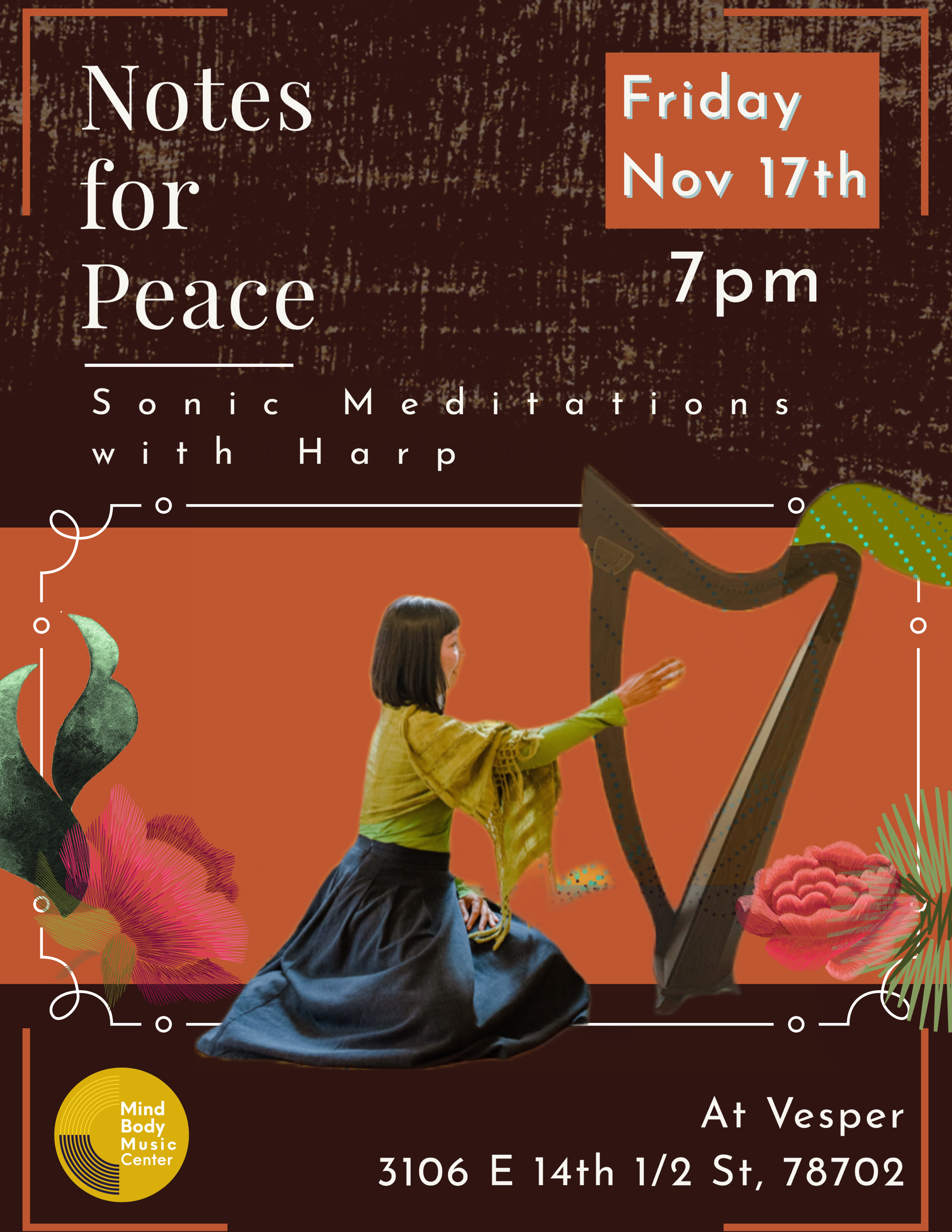 Notes for Peace : Sonic Meditations with Harp