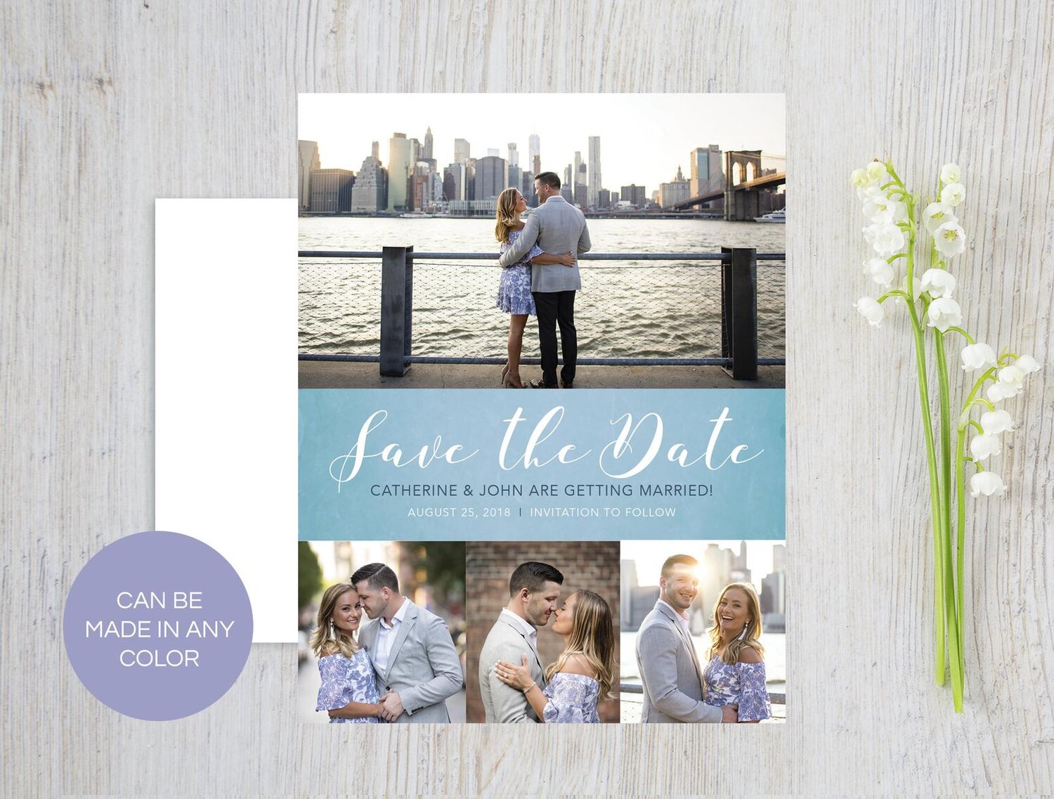 Custom Save the Date Magnet — Long Island Wedding Photography and  Videography