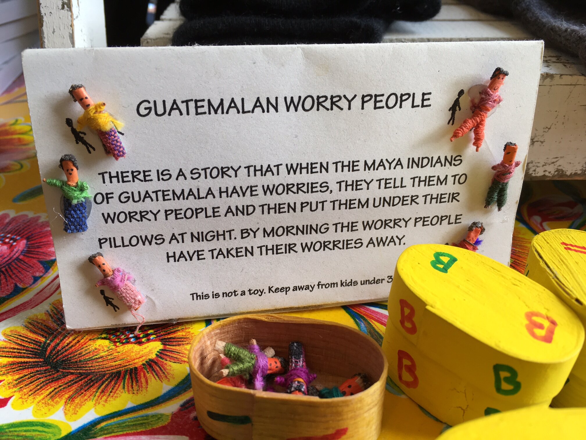 Fair Trade Small Guatemalan Worry Doll