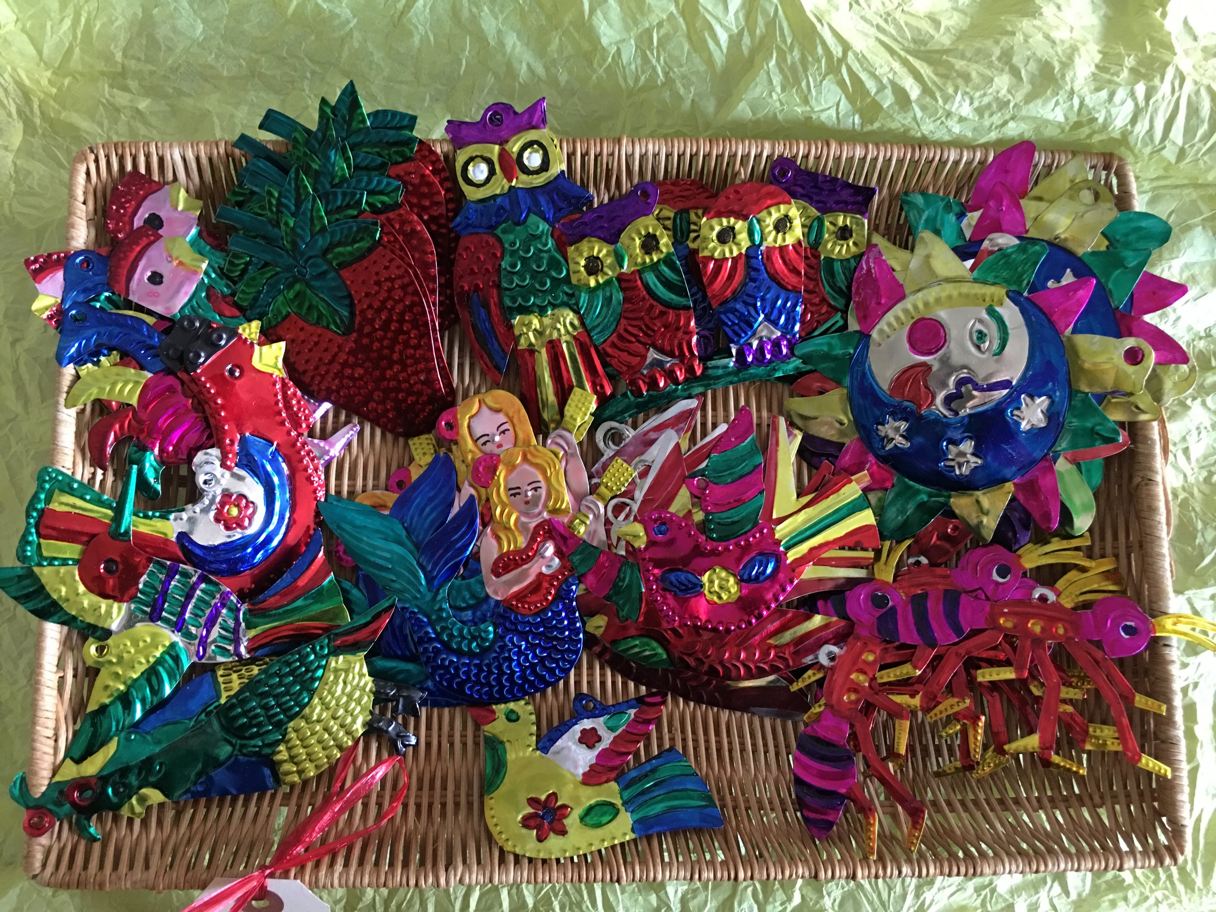 Mexican Tin Ornaments