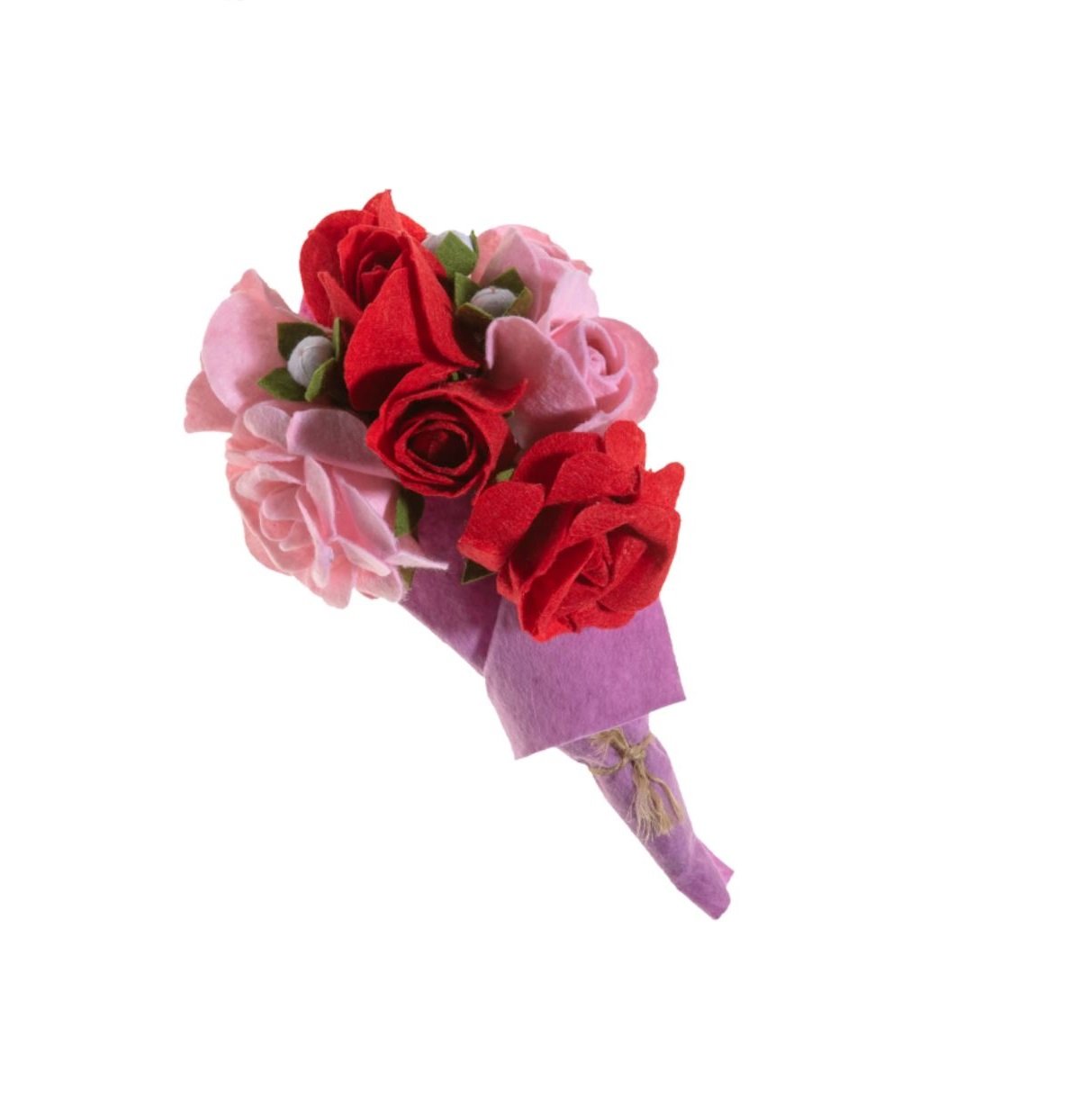 Petite Felt Rose Bouquet