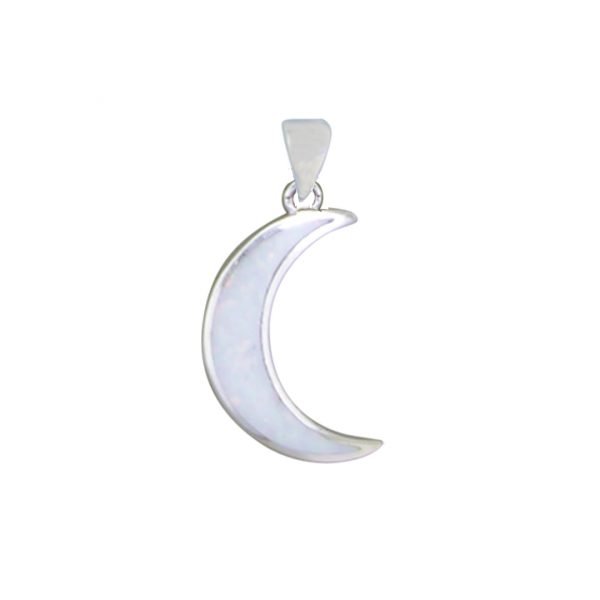 Opal Moon Pendant