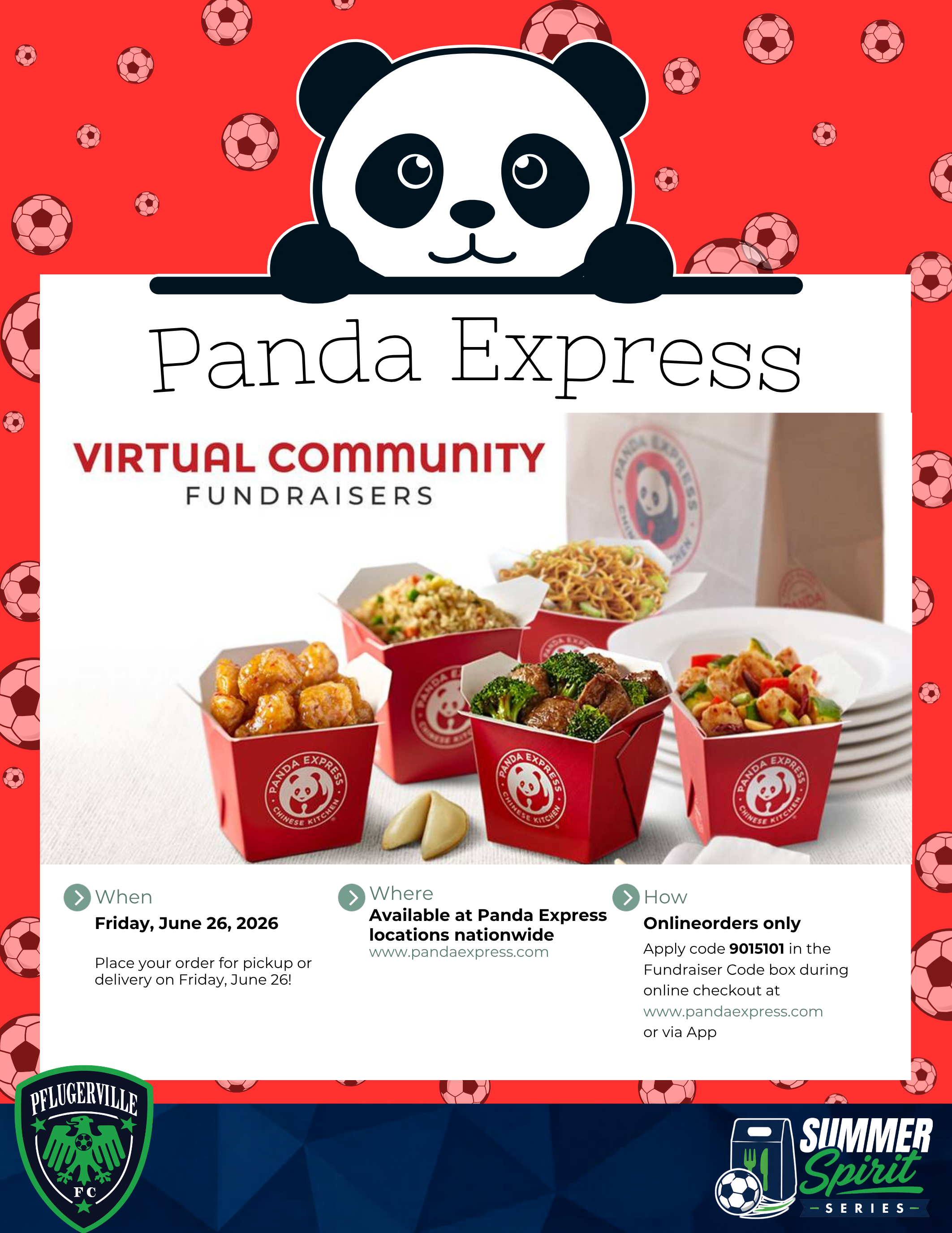 Summer Spirit Series | Panda Express (Virtual ONLY)