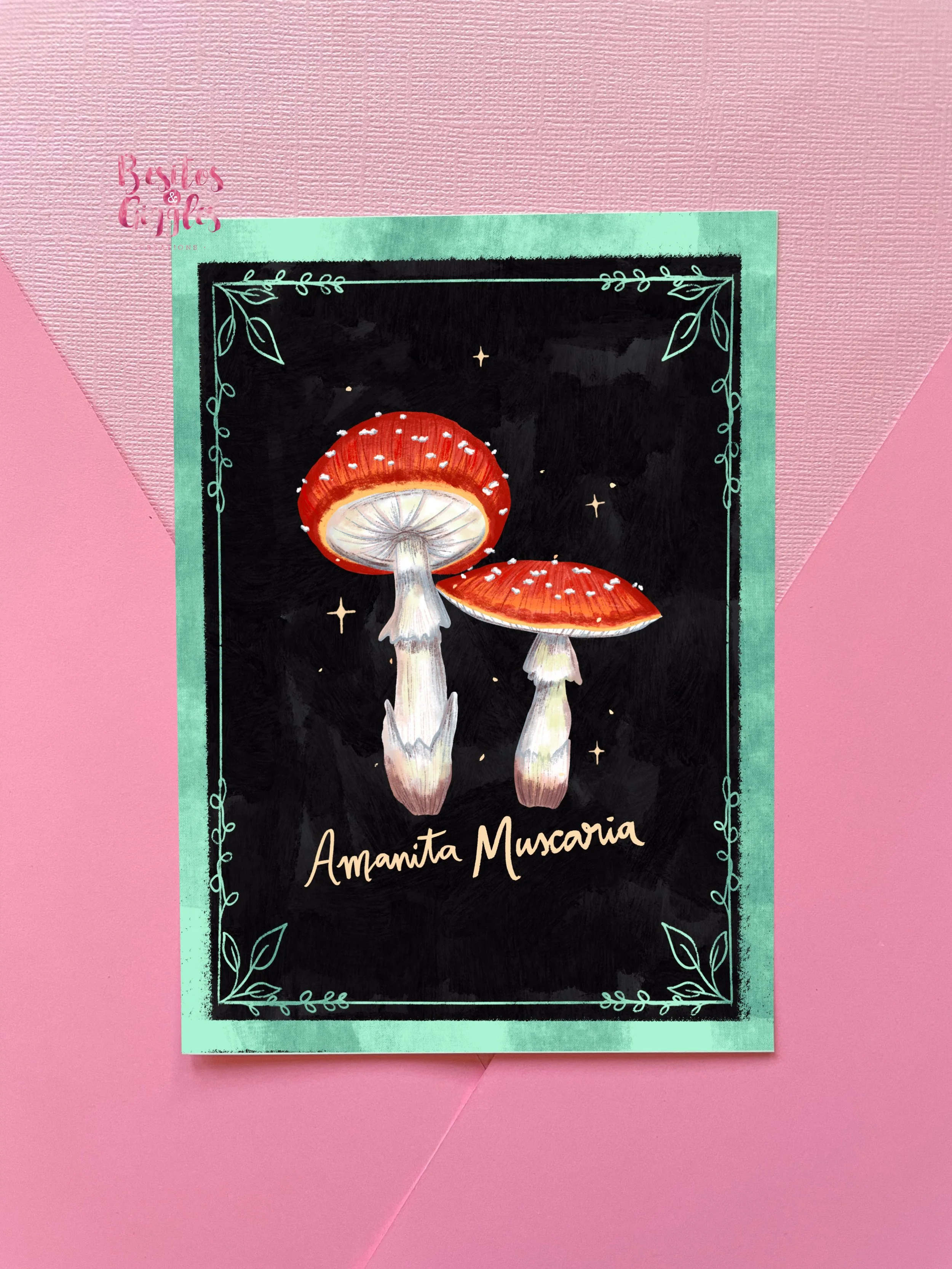 Amanita Muscaria Mushroom Print