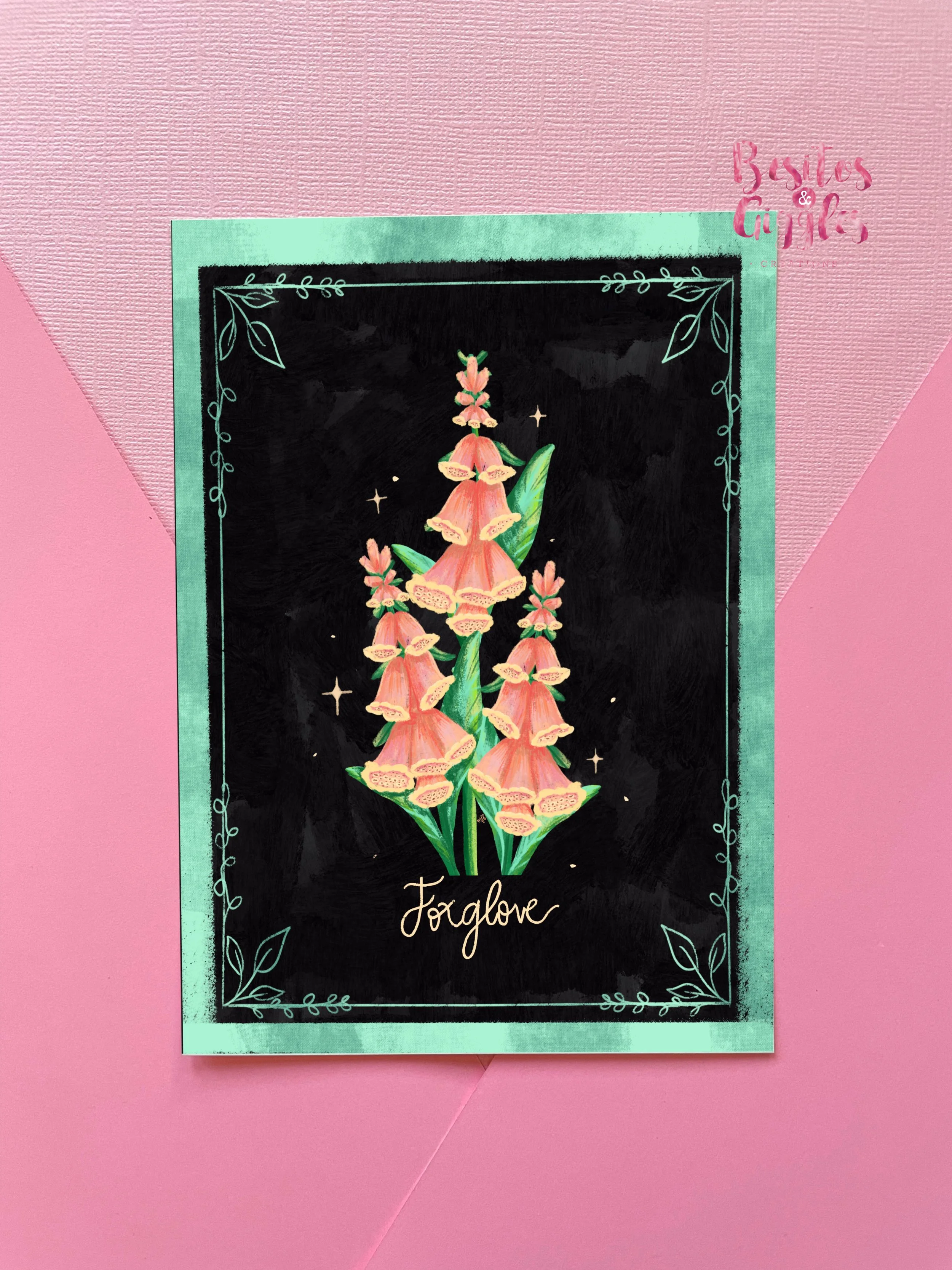 Foxglove Flower Print