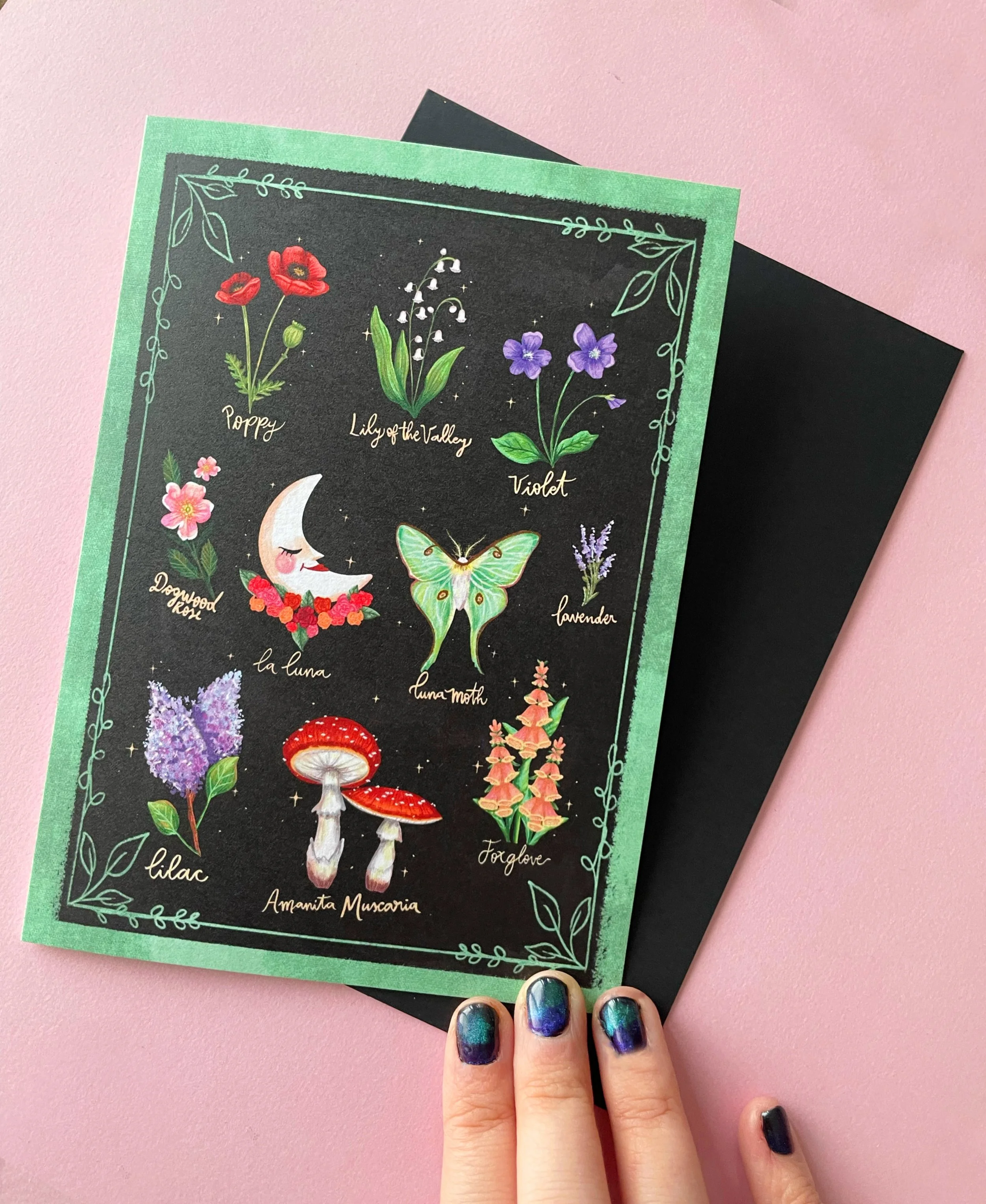 Materia Botanica All occasion 5x7 greeting card