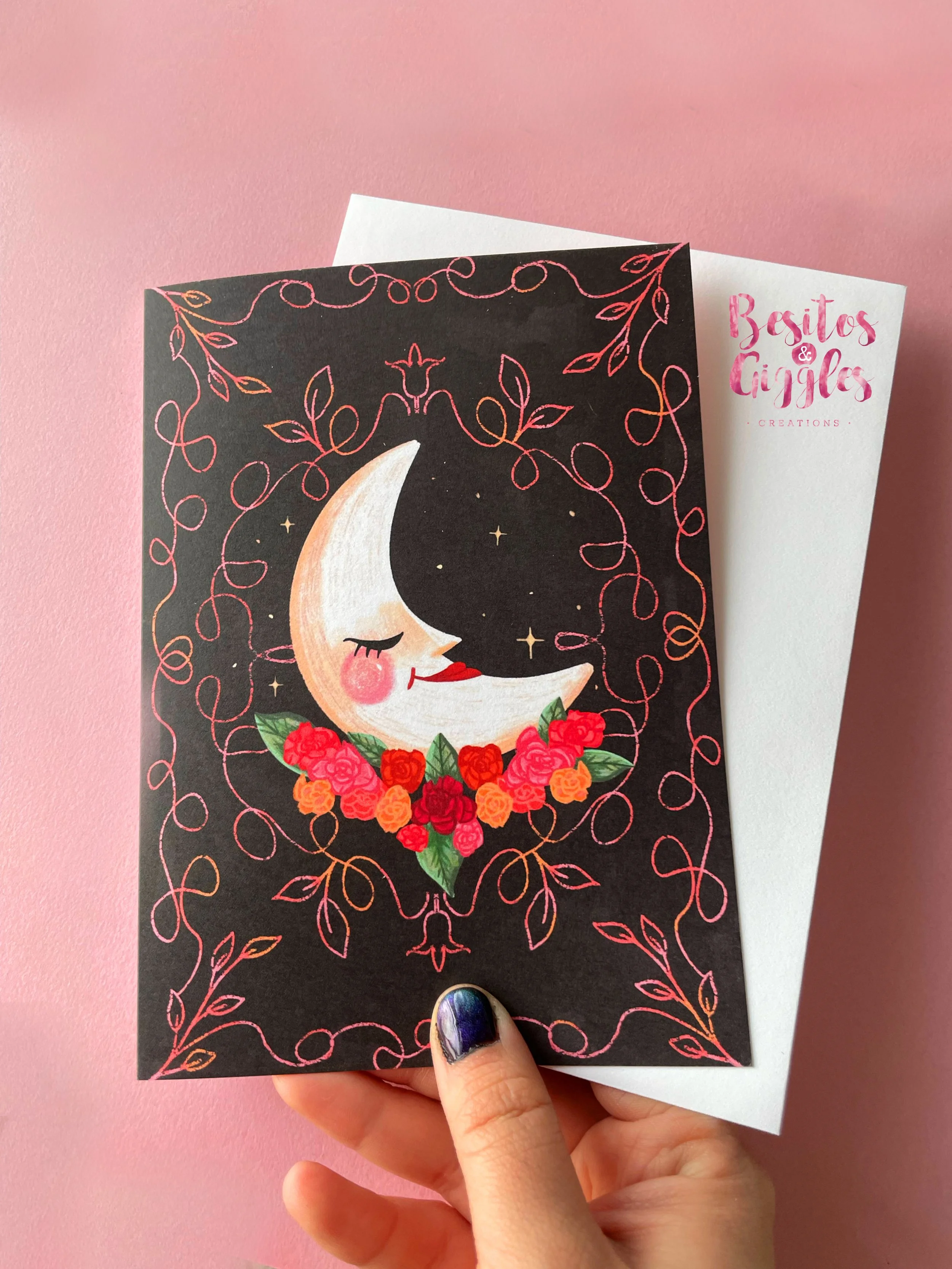 La Luna all occasion 5x7 greeting card