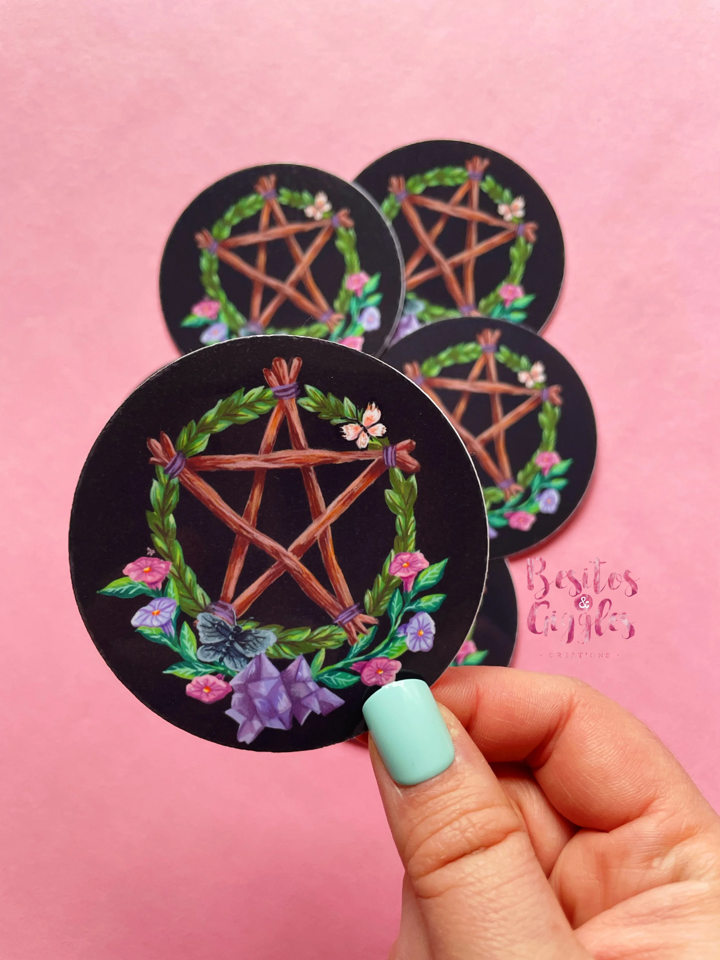 Beltane pentacle Sticker