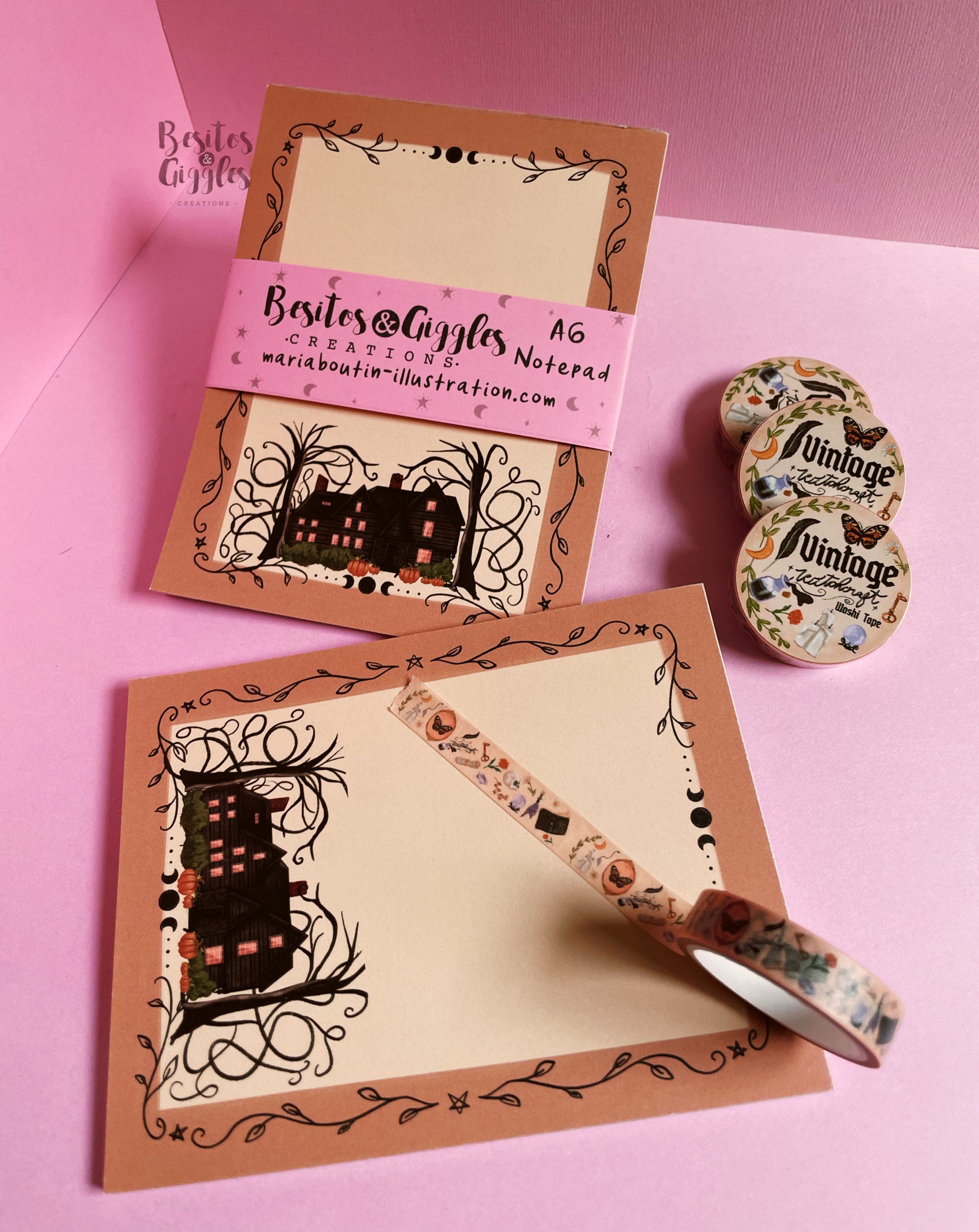 Haunted House Seven Gables Notepad