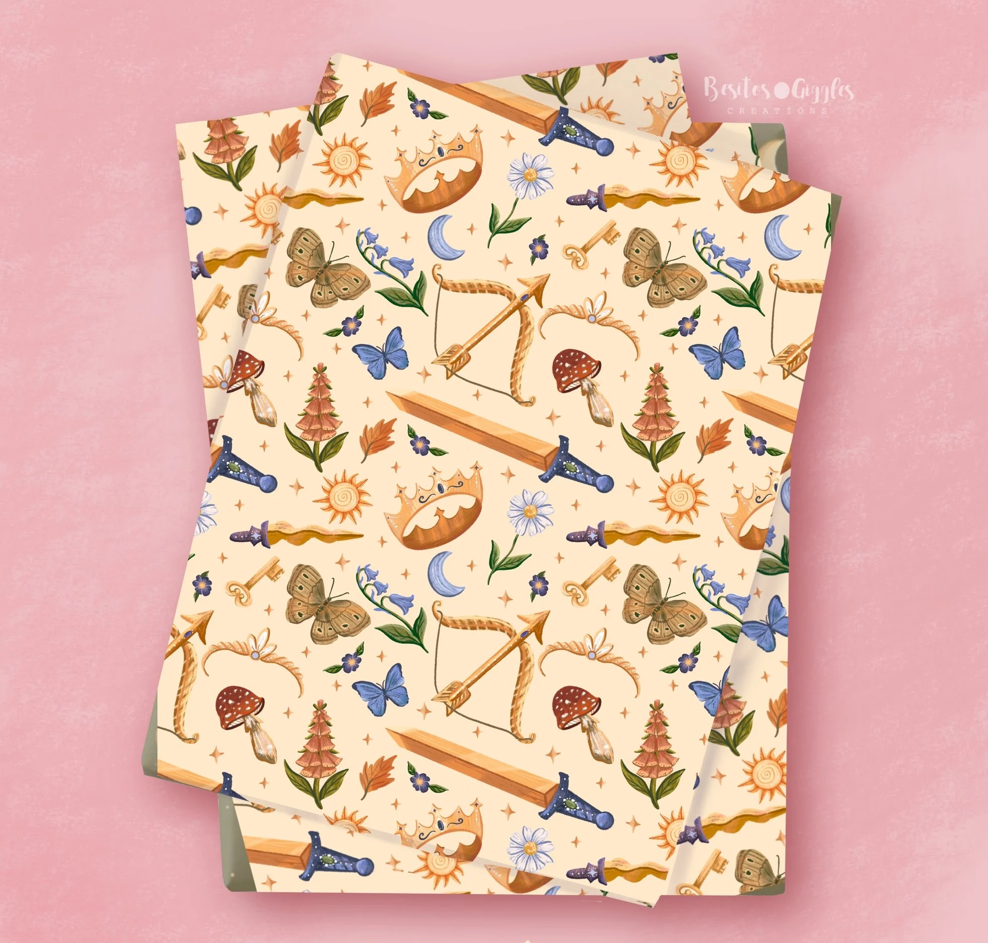 Timeless tales Fabled wrapping paper