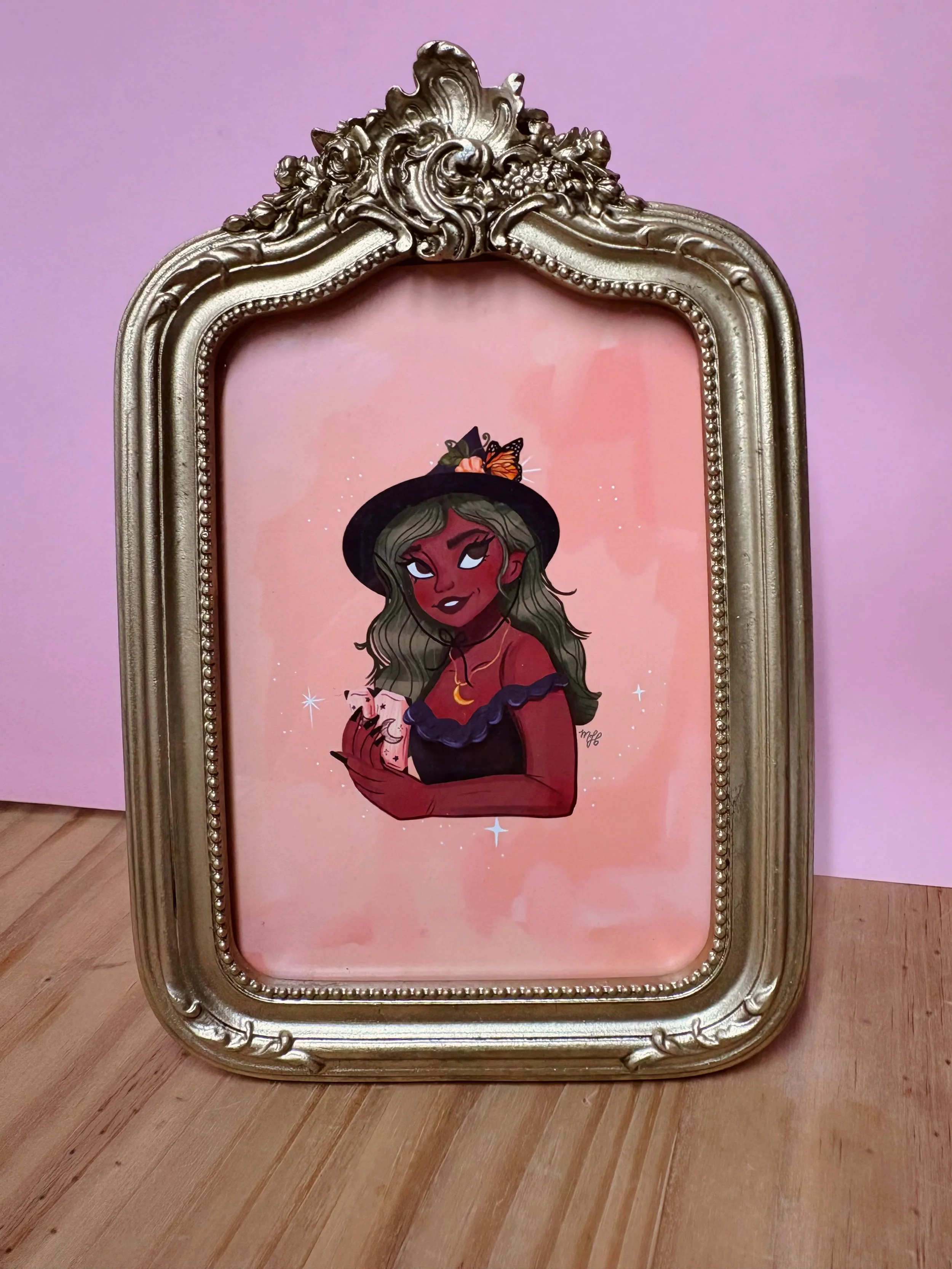 Tarot Witch Framed Print