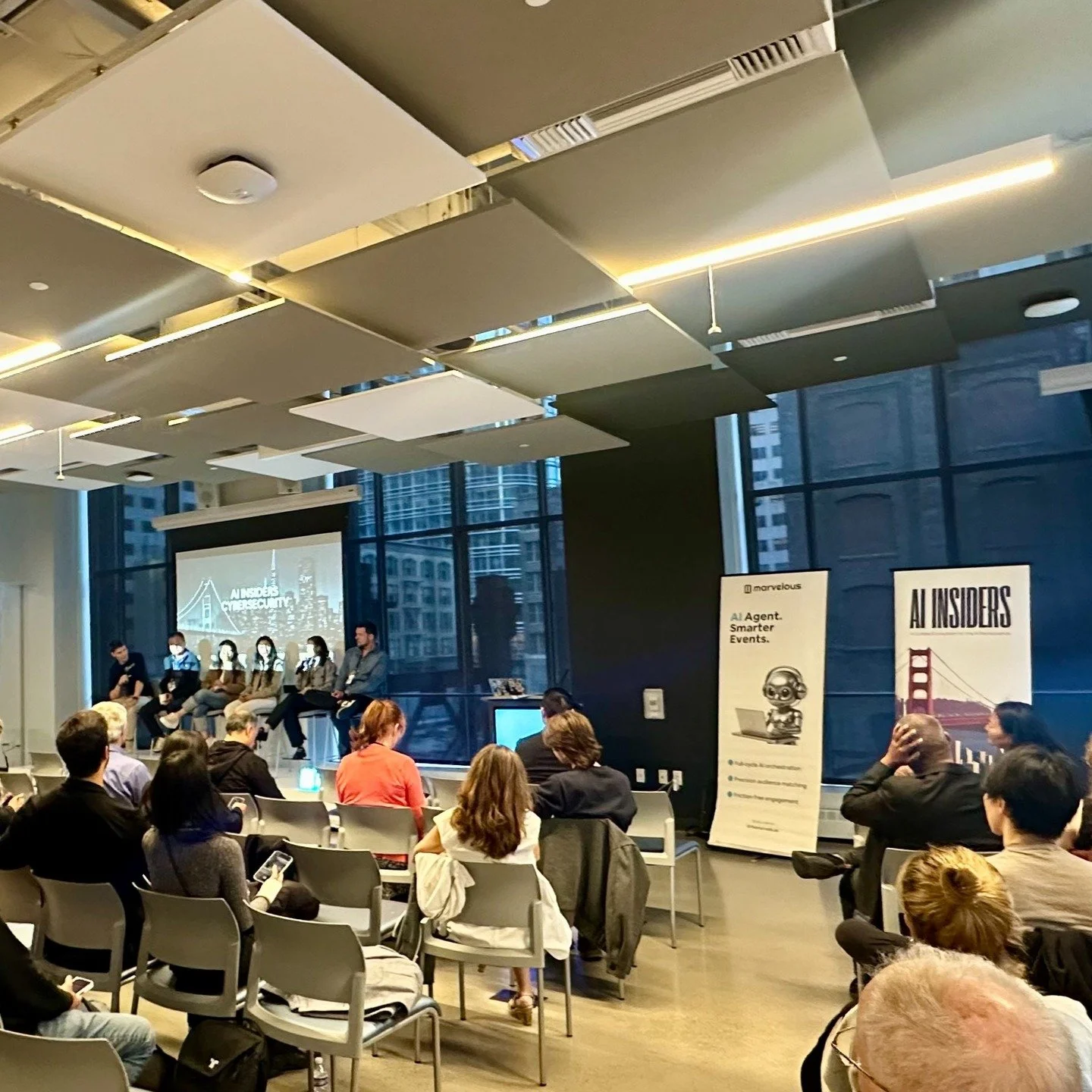 Last night I attended AI Insiders: Where Intelligence Meets Defense 🔐🧠 at AWS Builders Loft &mdash; a sharp, invite-only night on AI and cybersecurity.

From FBI insights to startup demos and VC bets on AI-driven defense, it was a high-signal gathe