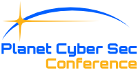 A logo with blue, yellow, and white colors featuring stylized text.