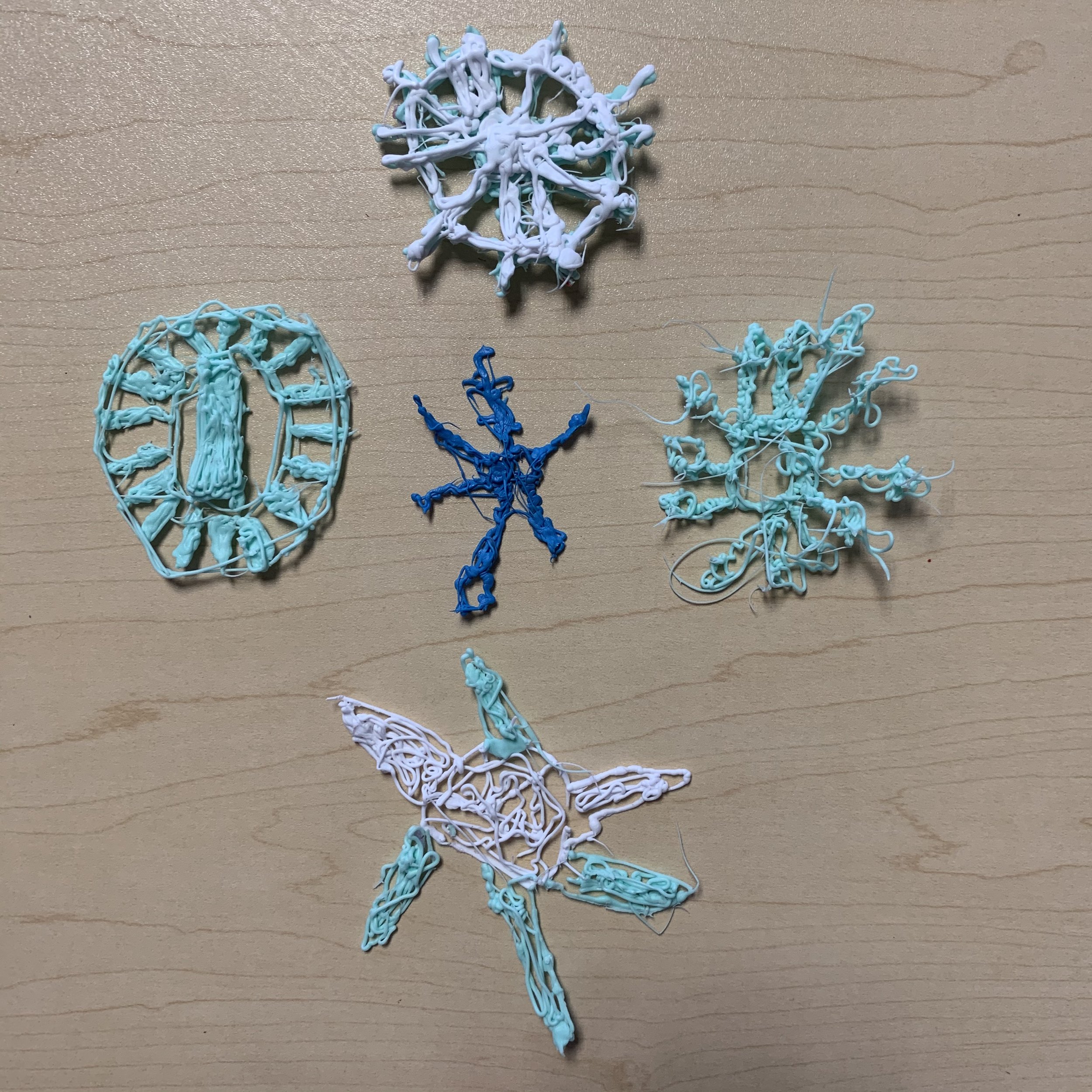 All the Snowflakes 3D Pen Stencil - 3Doodler