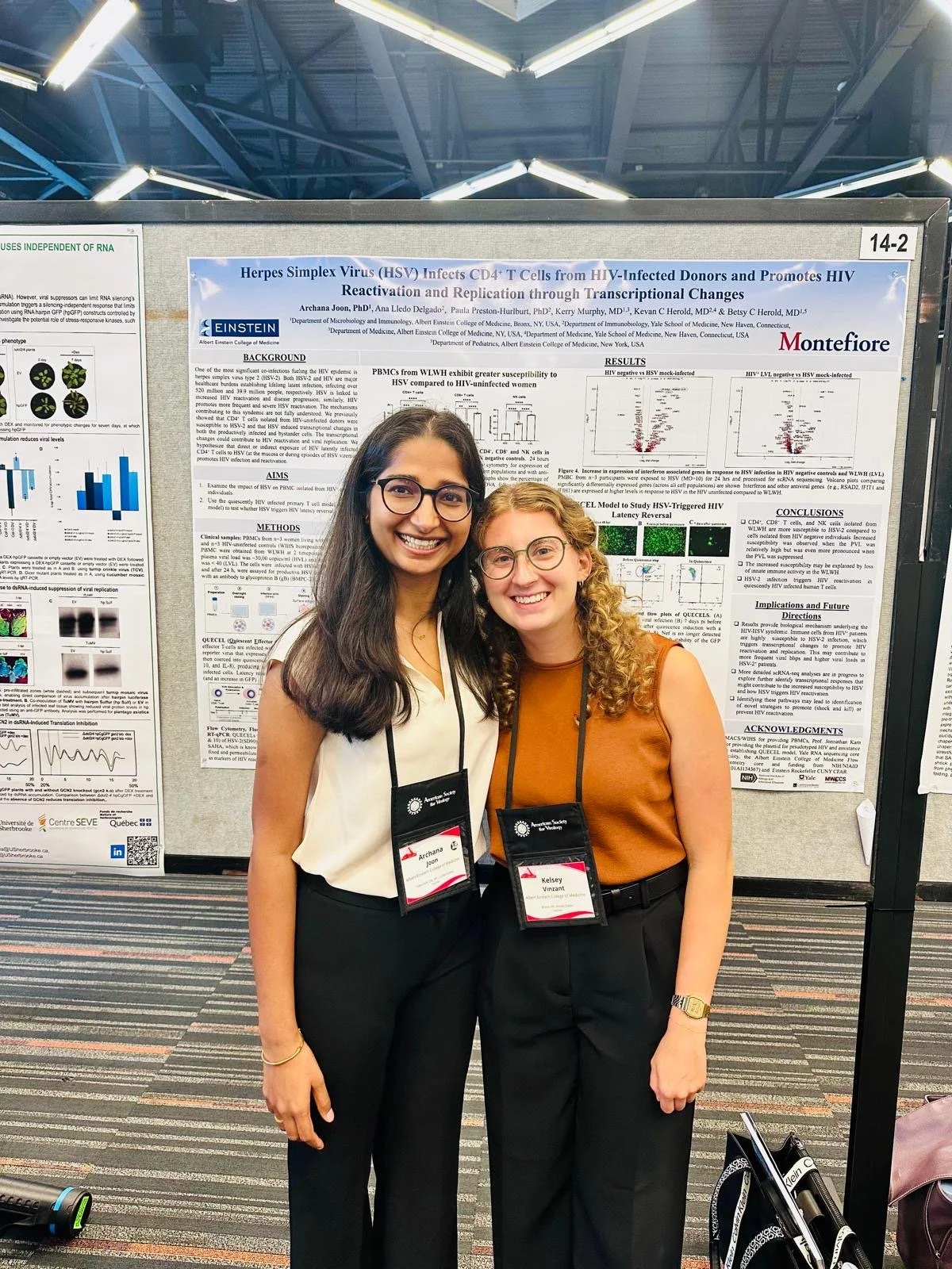 Archana and Kelsey @ ASV 2025 in Montreal