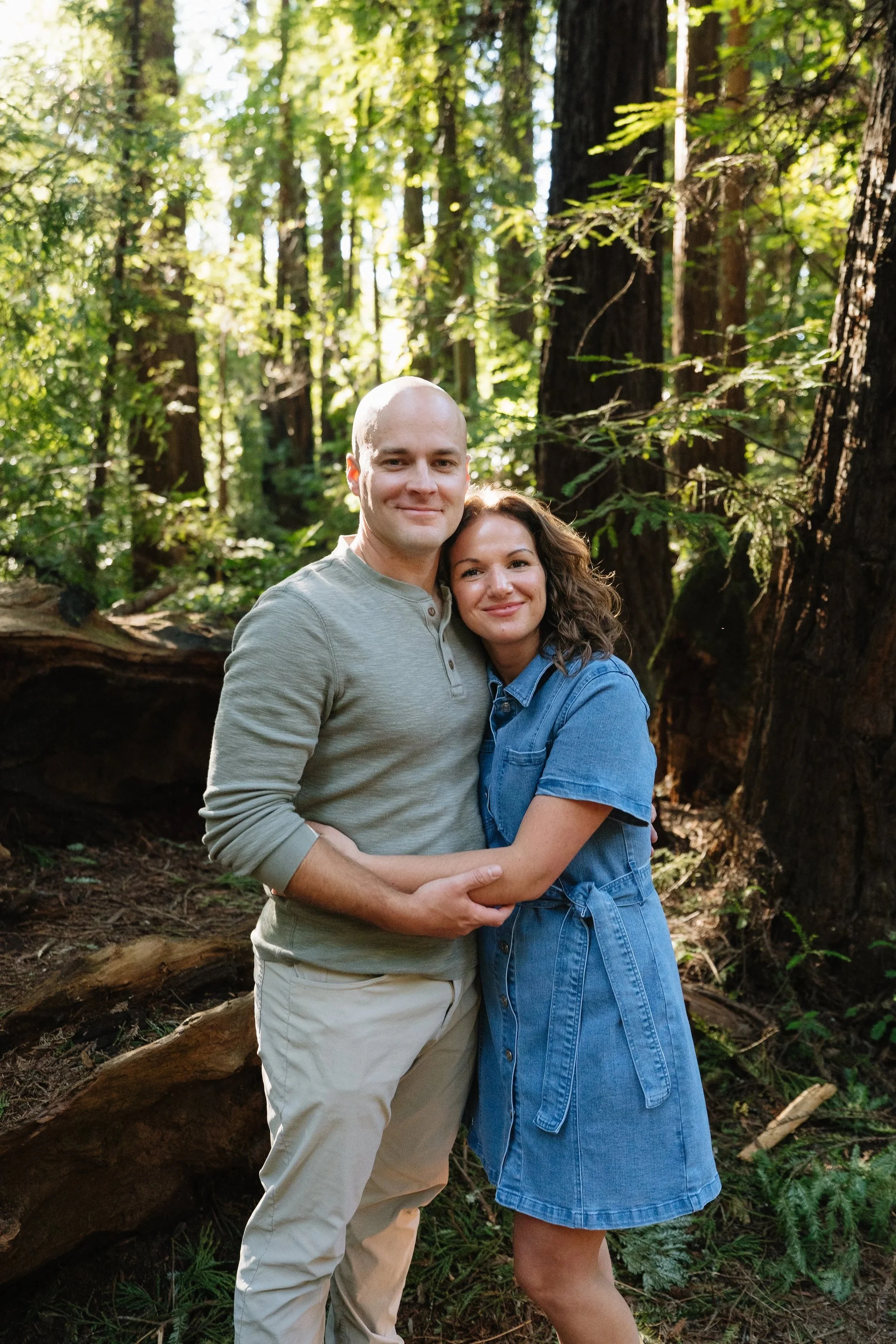 Photo of Randi Schuette, Tampa Family Photographer, and her family during a family photo session.