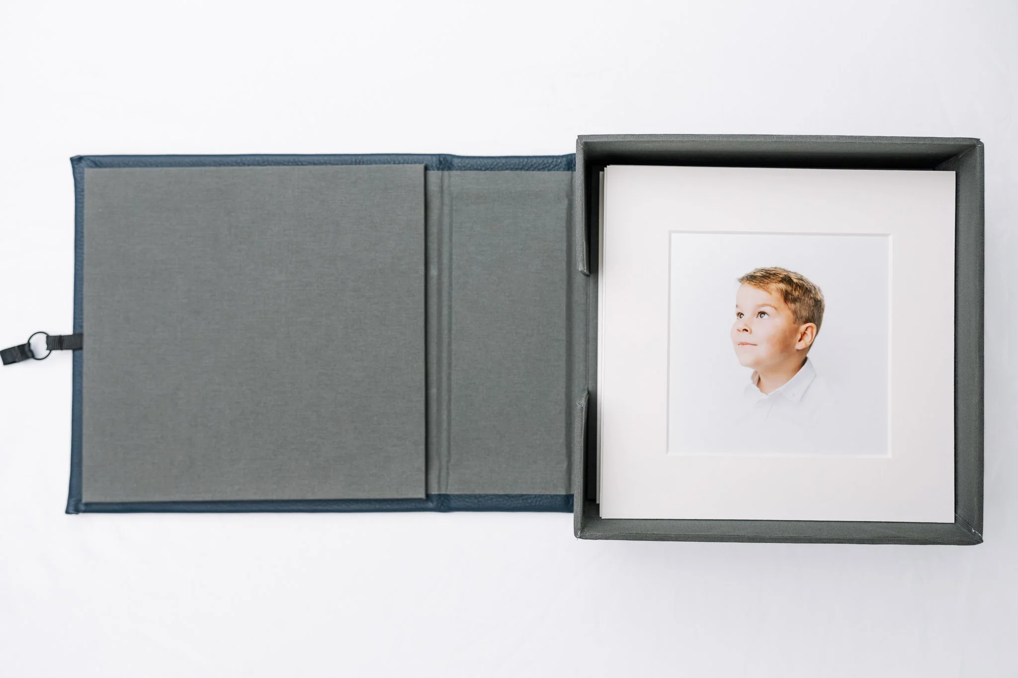 A custom heirloom photo box displaying heirloom photos in Tampa, FL.