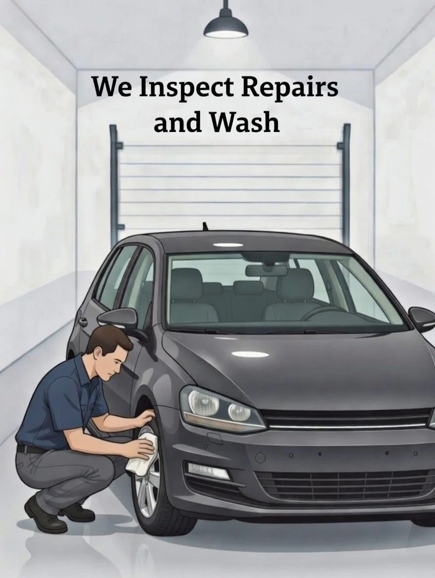 6. Inspect Repairs and Wash