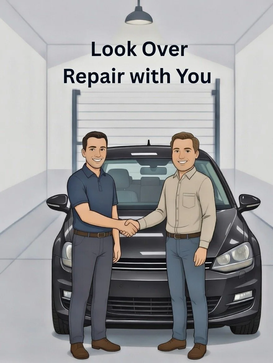 7. Look Over Repairs with You