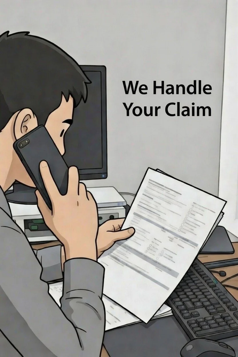 4. We Handle Your Claim