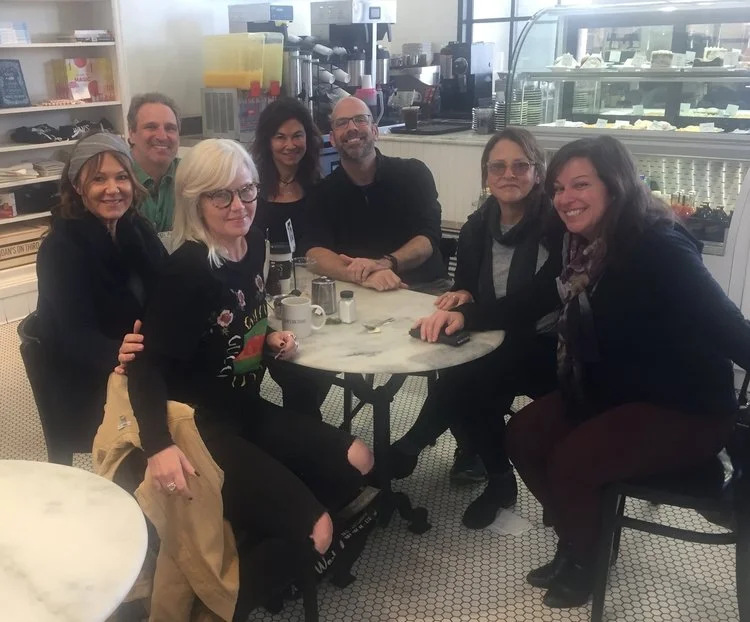 Michelle Lewis, Kay Hanley, Shelly Peiken, Pam Sheyne, Adam Dorn and Adam Gorgoni, along with songwriter “Mama Bear” Brendan Okrent.