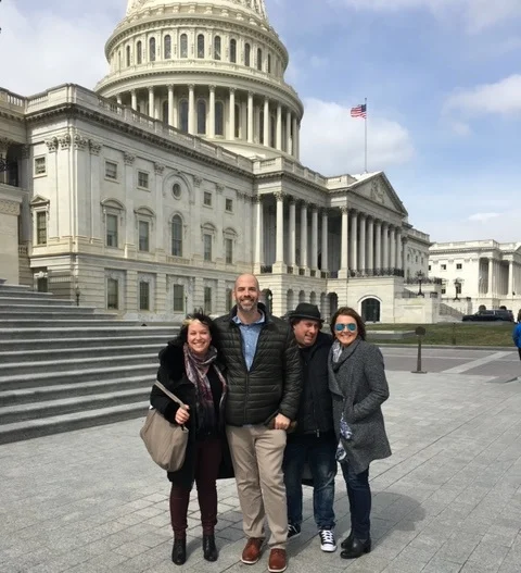 SONA Executive Board members Michelle Lewis, Adam Dorn, Jack Kugell, and Pamela Sheyne take on Capital Hill.