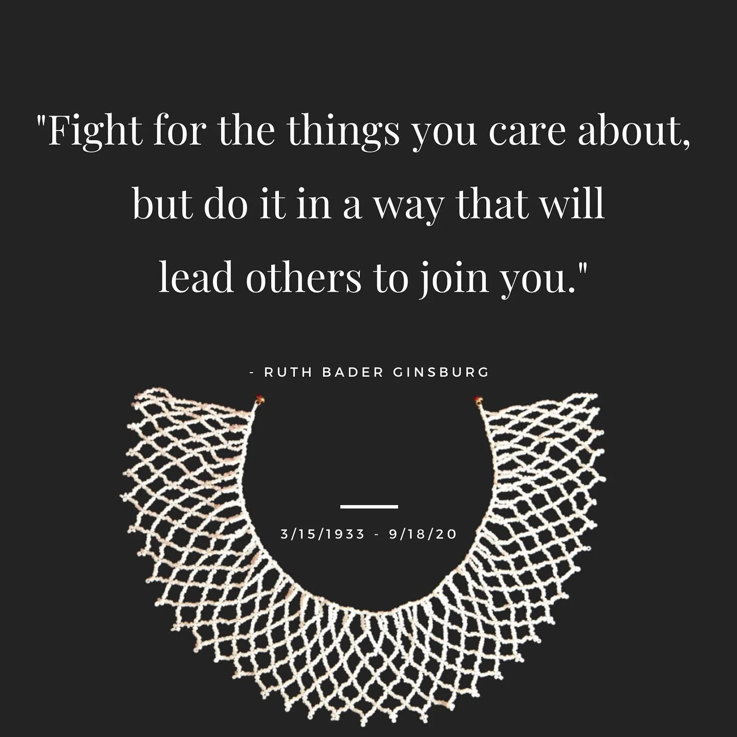 We, like many of you are mourning the loss of the venerable Ruth Bader Ginsburg. We lost someone of great humility, power, and grace. Her indelible impact and purpose to elevate people of all kinds was what made her magical. Tonight the world is little darker for having lost such a beacon of hope. With the utmost respect, Rest In Power and forever in peace.