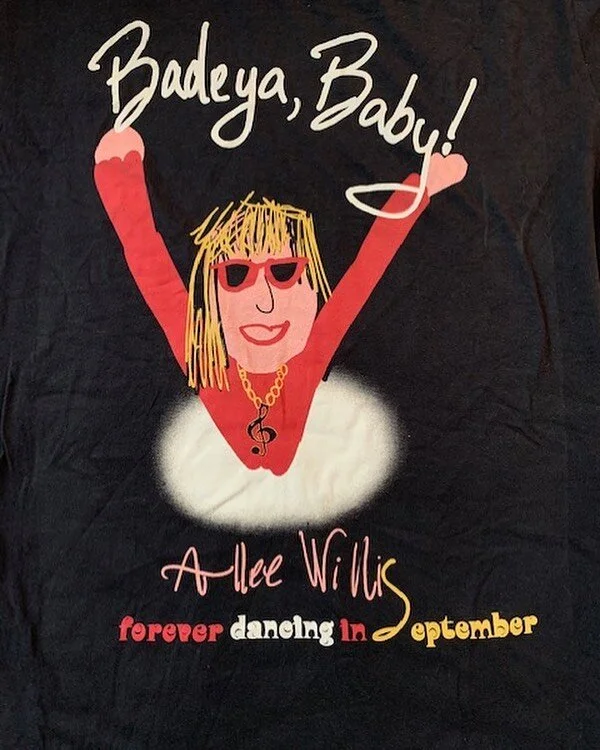 It's the "21st night of September" and all of us at SONA are missing our friend and member, the unforgettable ALLEE WILLIS. We celebrate you and remember you fondly on this day, and always. Badeya, baby!!