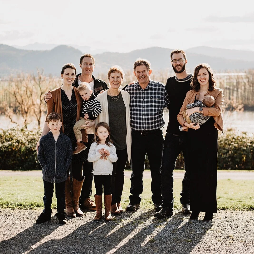 fraser valley heritage park: extended family photos.