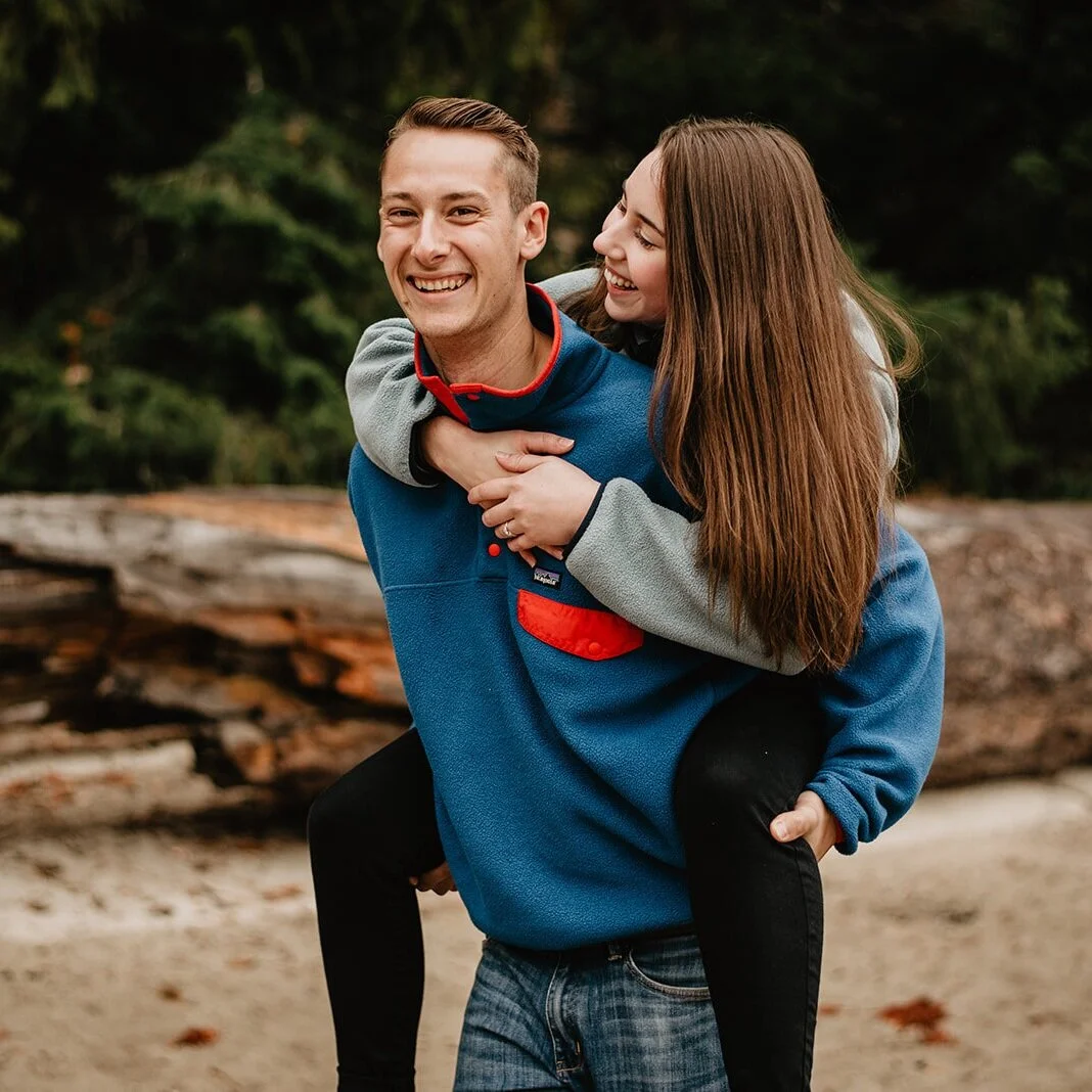 chilliwack lake engagement.