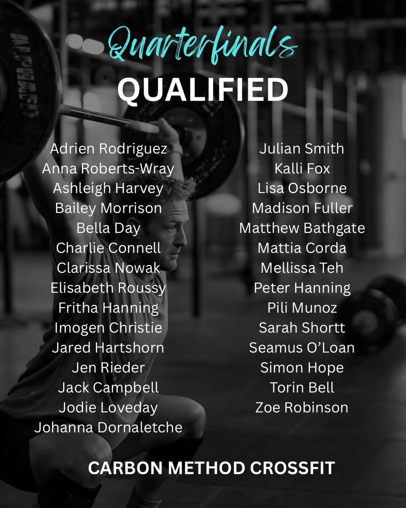Huge congratulations to our athletes who made it through to the 2026 CrossFit Games Quarterfinals!! We are so proud of you! 👏🏻 🥳💪🏽

#crossfitgames #crossfitquarterfinals #athletes #crossfit