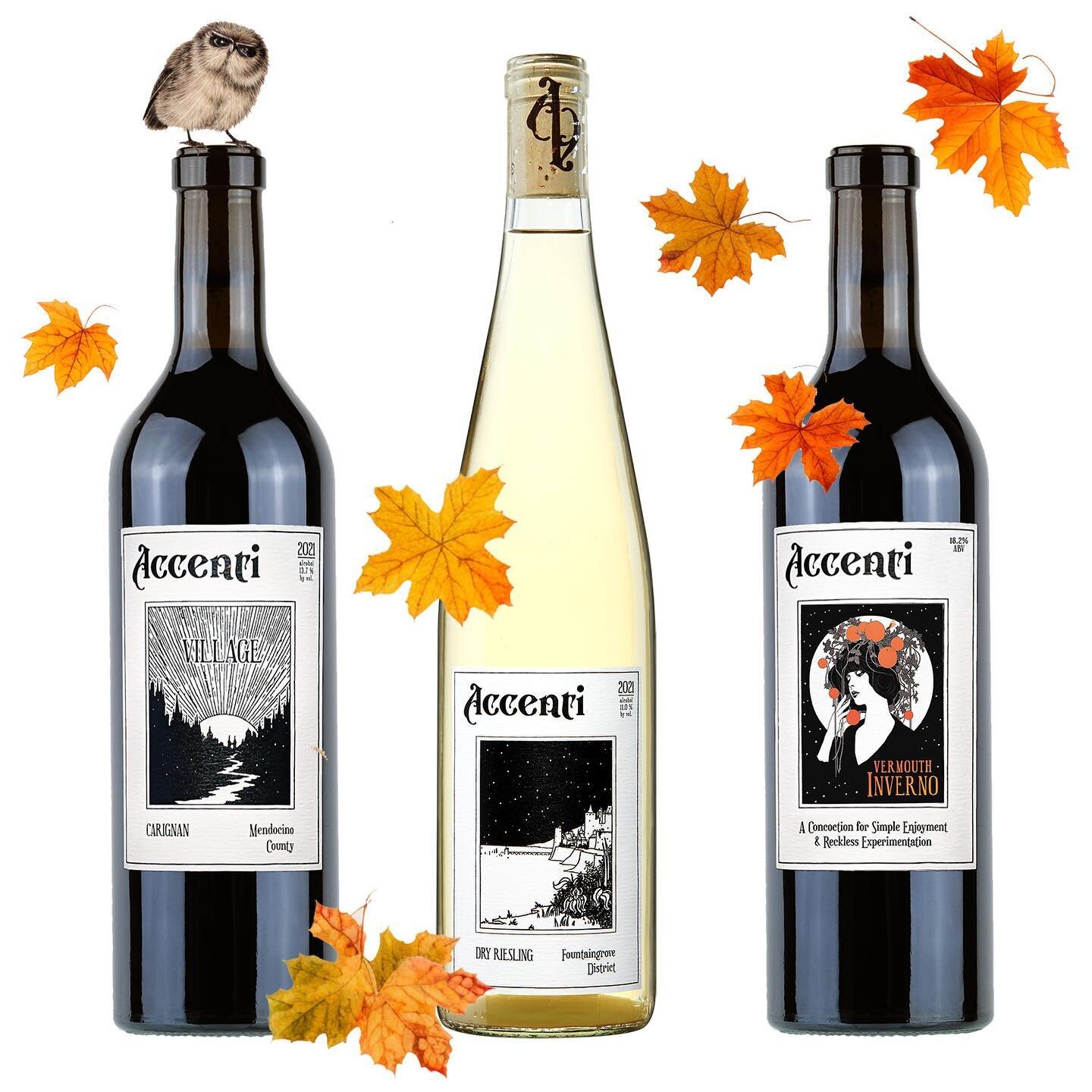 A red, a white, and a touch of spice 🍁 
This year&rsquo;s Fall Release is particularly special because in addition to rebooting old classics (fresh vintages of both Riesling and Carignan), we&rsquo;re offering up a brand new creation: VERMOUTH.

Lin
