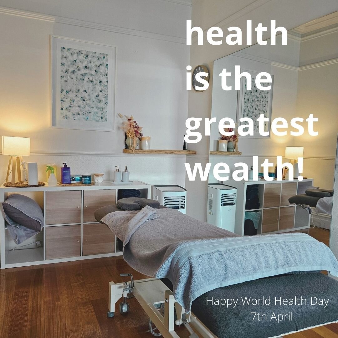 🌟 Celebrate World Health Day with Self-Care! 🌟

In honour of World Health Day, why not treat yourself to some much-needed relaxation and rejuvenation? 🌿✨ Book in for a remedial massage session and give your body the TLC it deserves. Whether you're