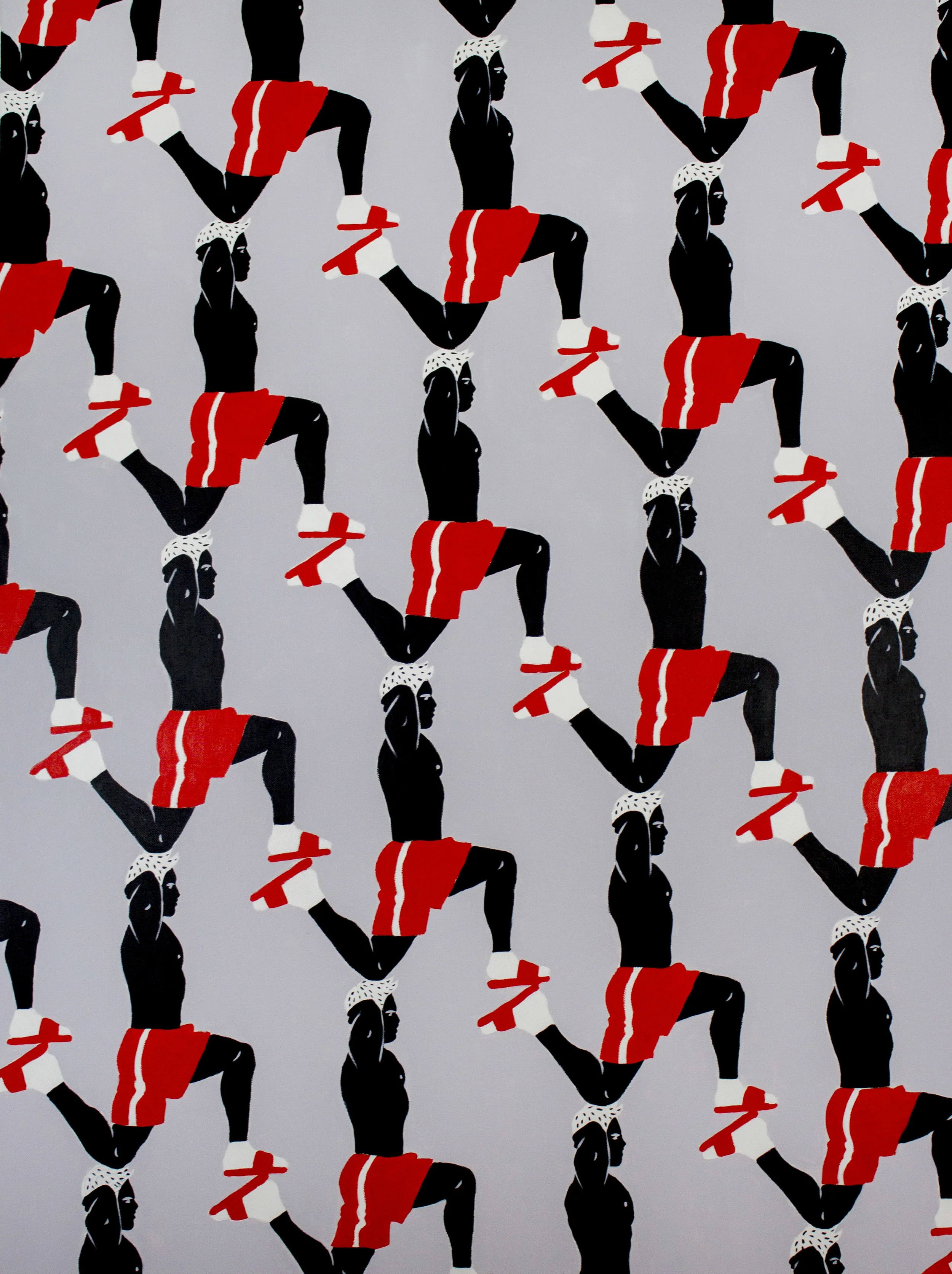 He Who Praises Himself, Is Praised, 2016 // Acrylic on Canvas // 30 x 40 Inches