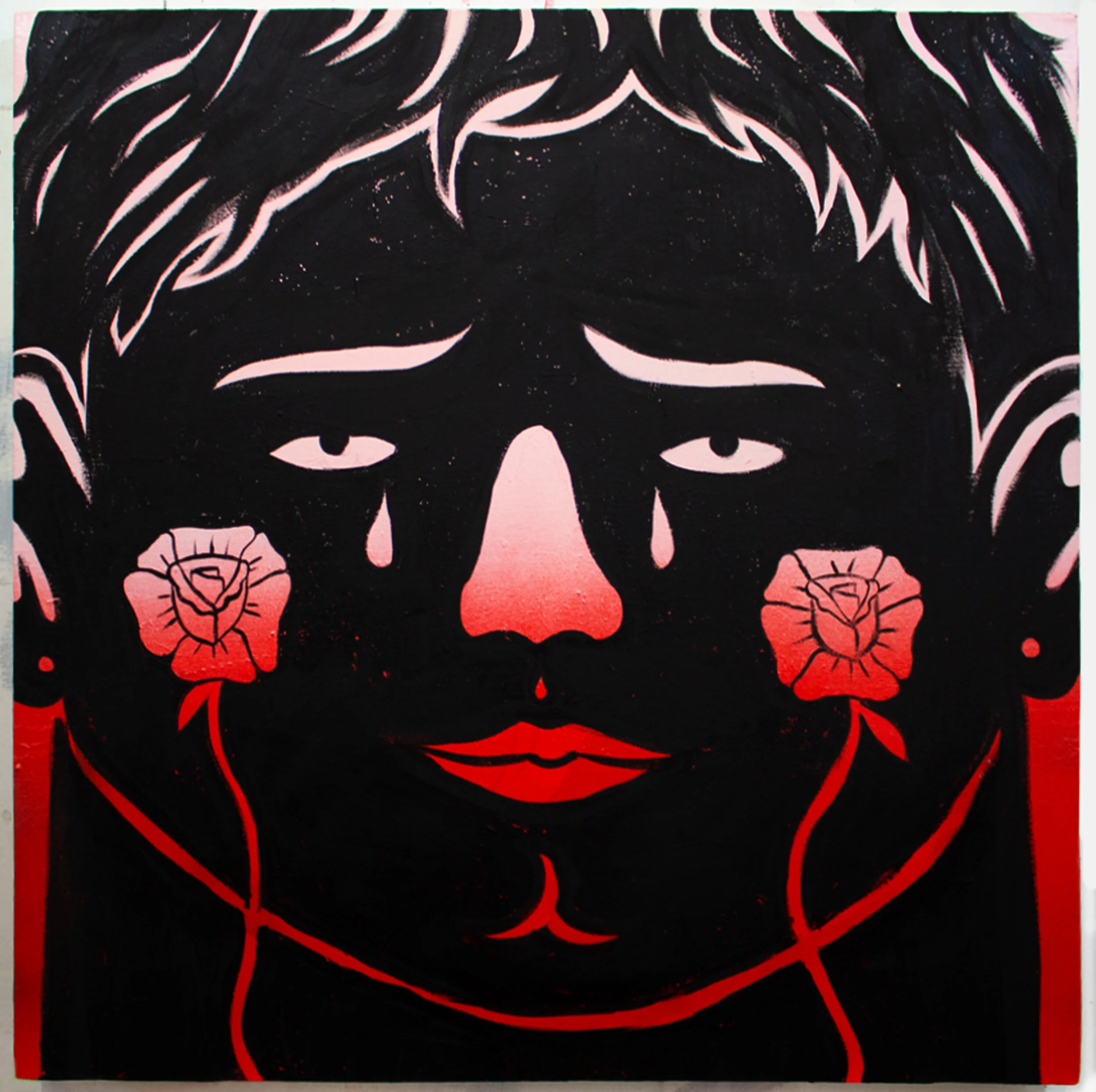 PLUNDERING DESIRE FOR LOVE 2019 // Acrylic on Canvas // 24 x 24 Inches