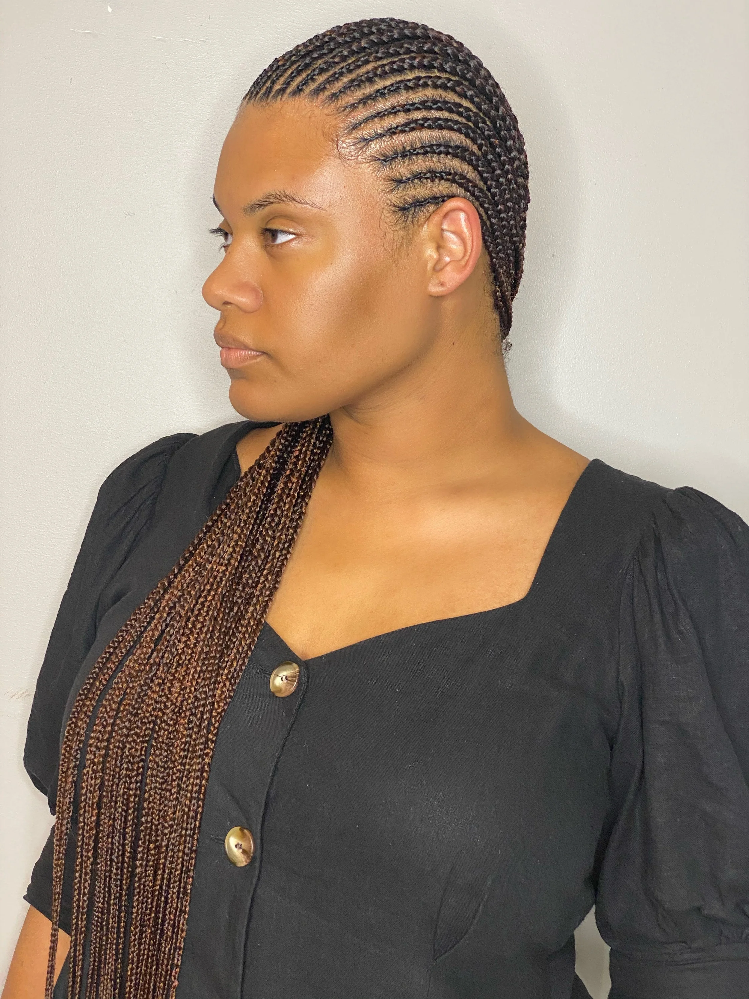 Straight Back Cornrows