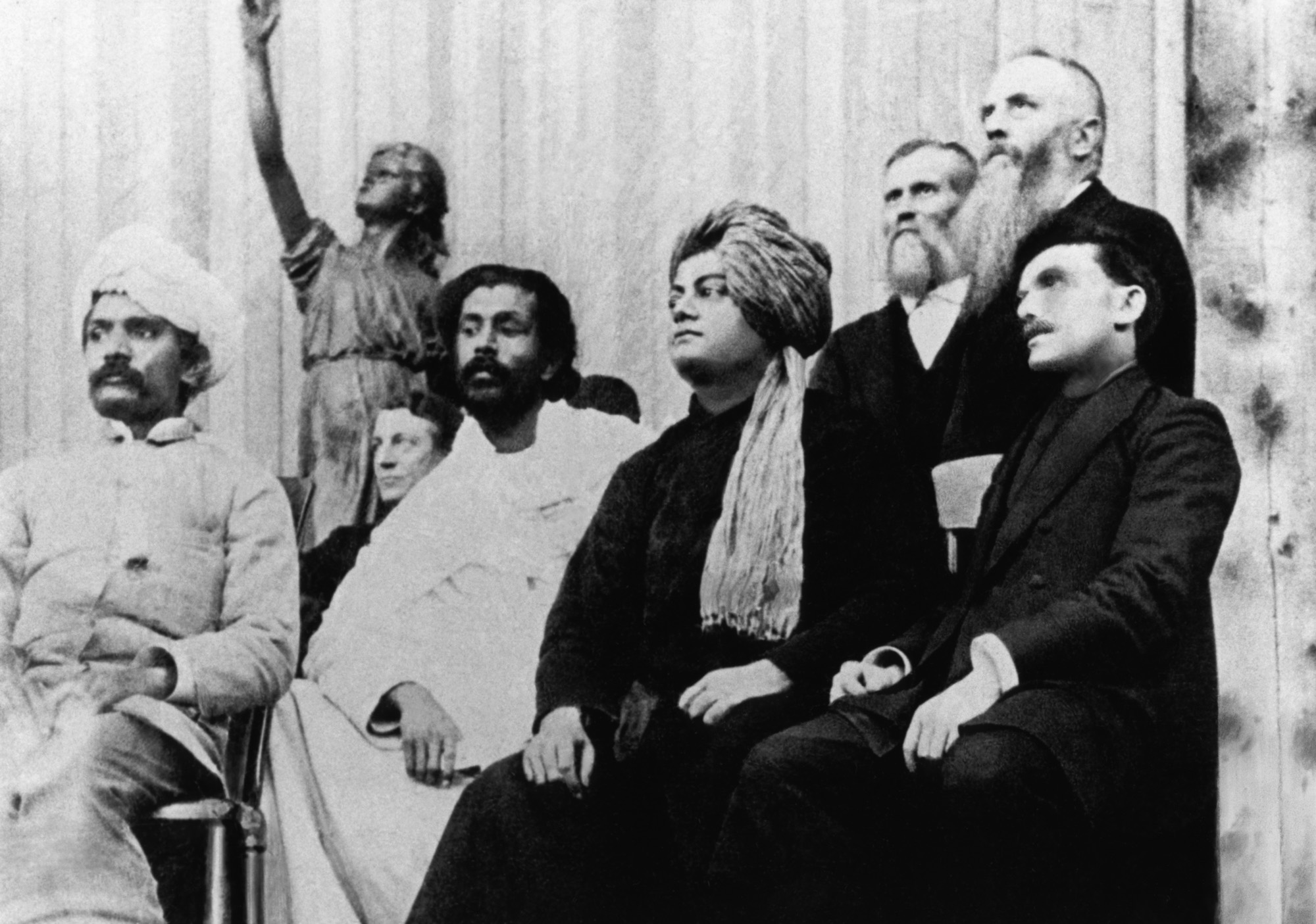 (#16) Chicago, 1893. Most probably taken on the afternoon of the opening day of the Parliament of Religions on September 11.